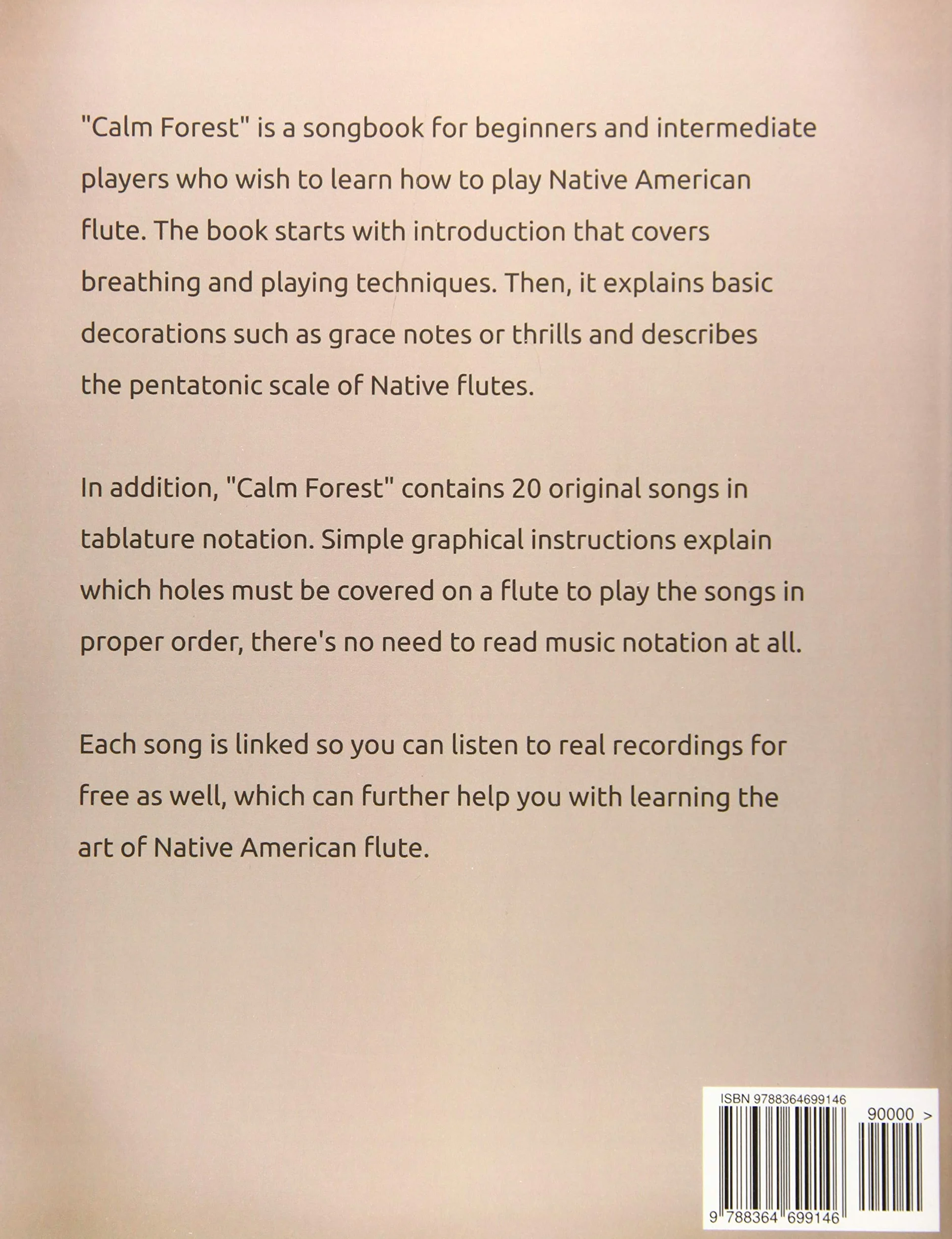 Calm Forest: Native American Flute Songbook