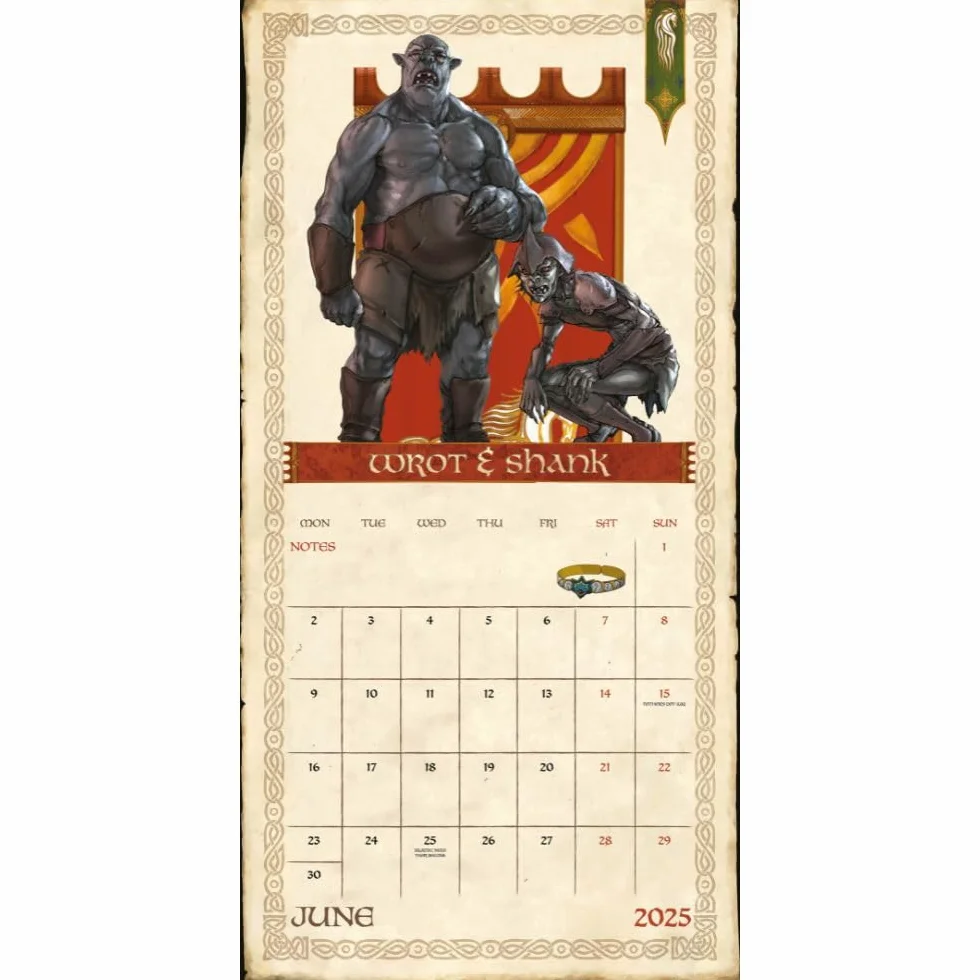 Official The War Of The Rohirrim Movie Square Calendar 2025: Original Danilo-Kalender [Mehrsprachig] [Kalender]