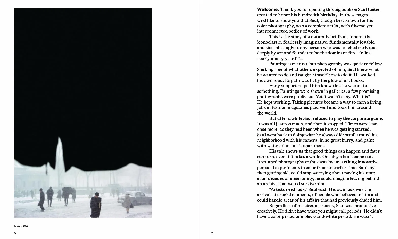 Saul Leiter: the centennial retrospective : with 340 illustrations