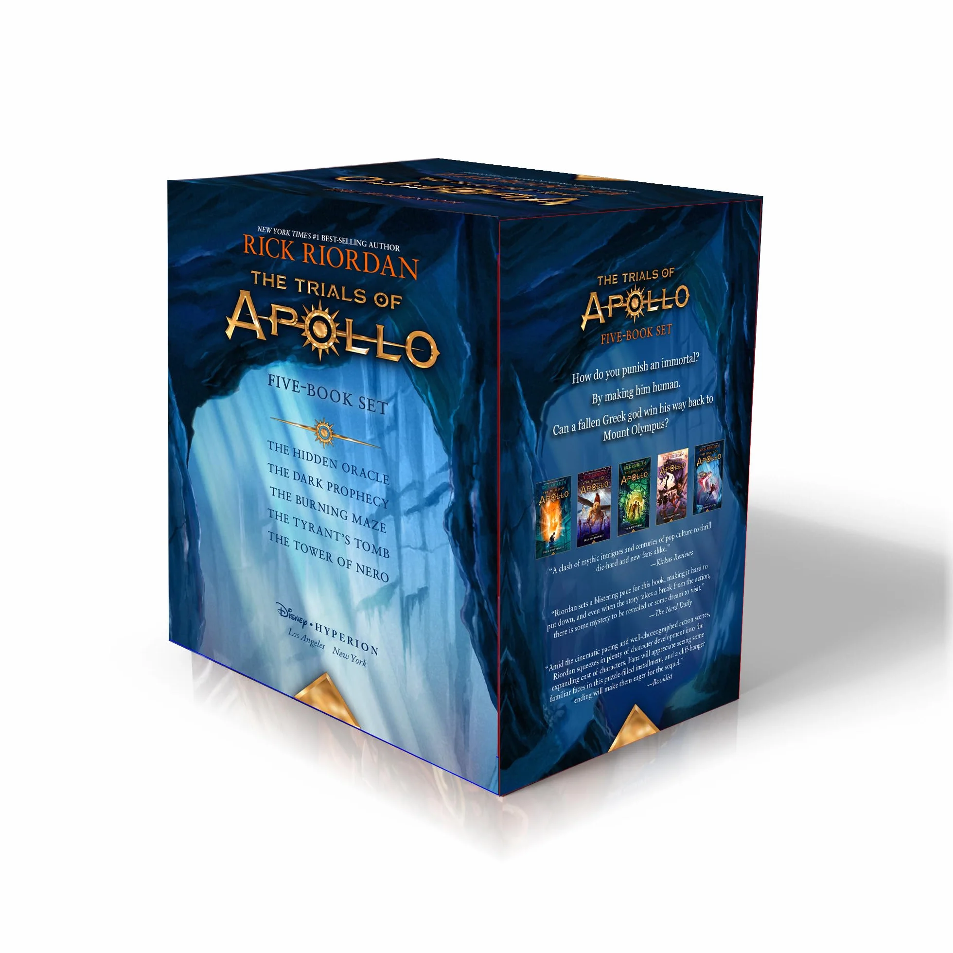 The Trials of Apollo Boxed Set: The Hidden Oracle / the Dark Prophecy / the Burning Maze / the Tyrant's Tomb / the Tower of Nero