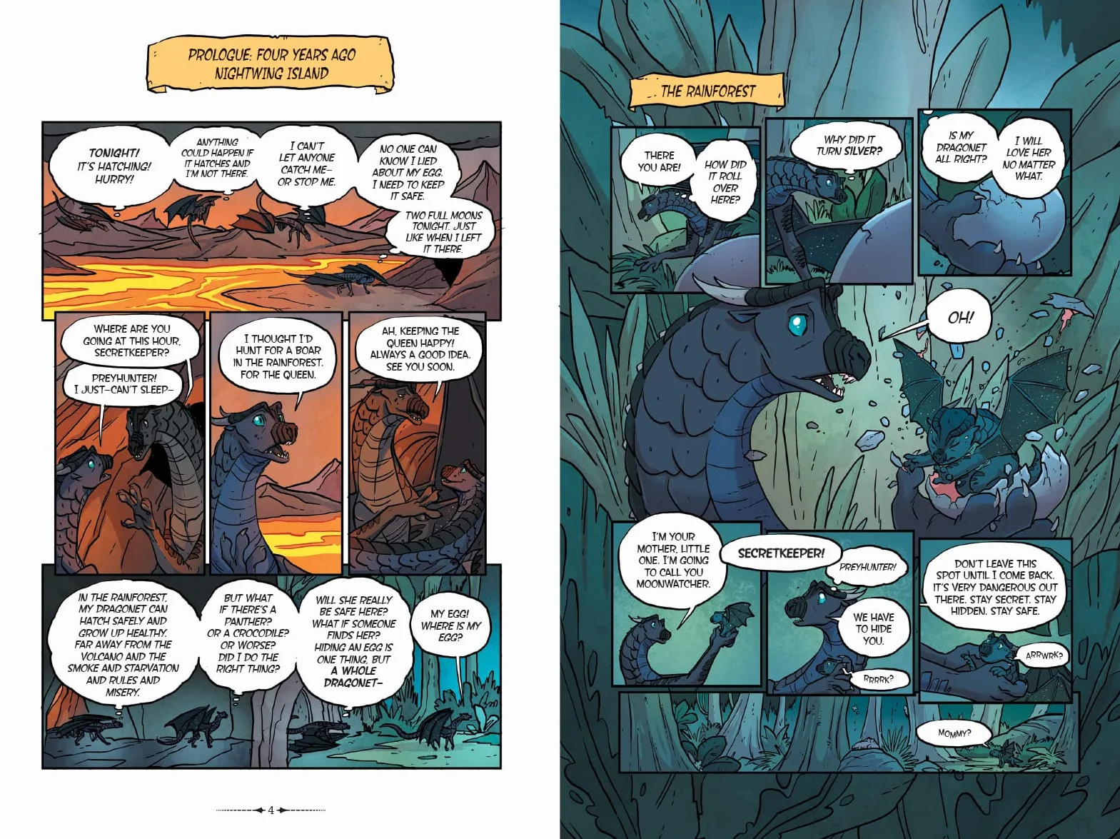 Moon Rising: A Graphic Novel (Wings of Fire Graphic Novel #6)