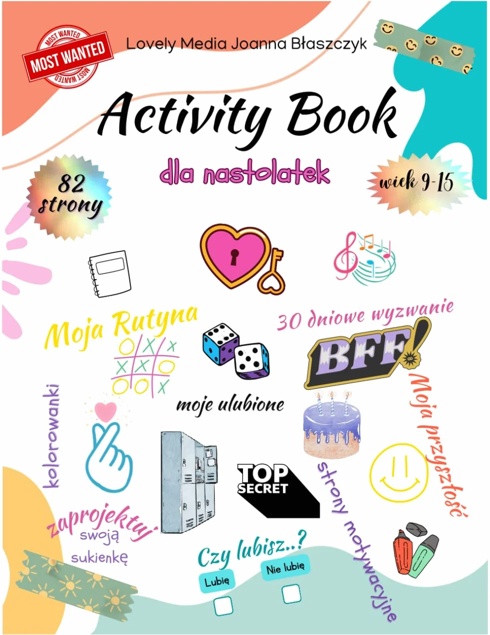 Activity Book dla nastolatek | Książka aktywizująca z zadaniami dla nastolatek | Dla dziewczynek w wieku 9-15 lat: Odkrywaj, twórz i baw się!