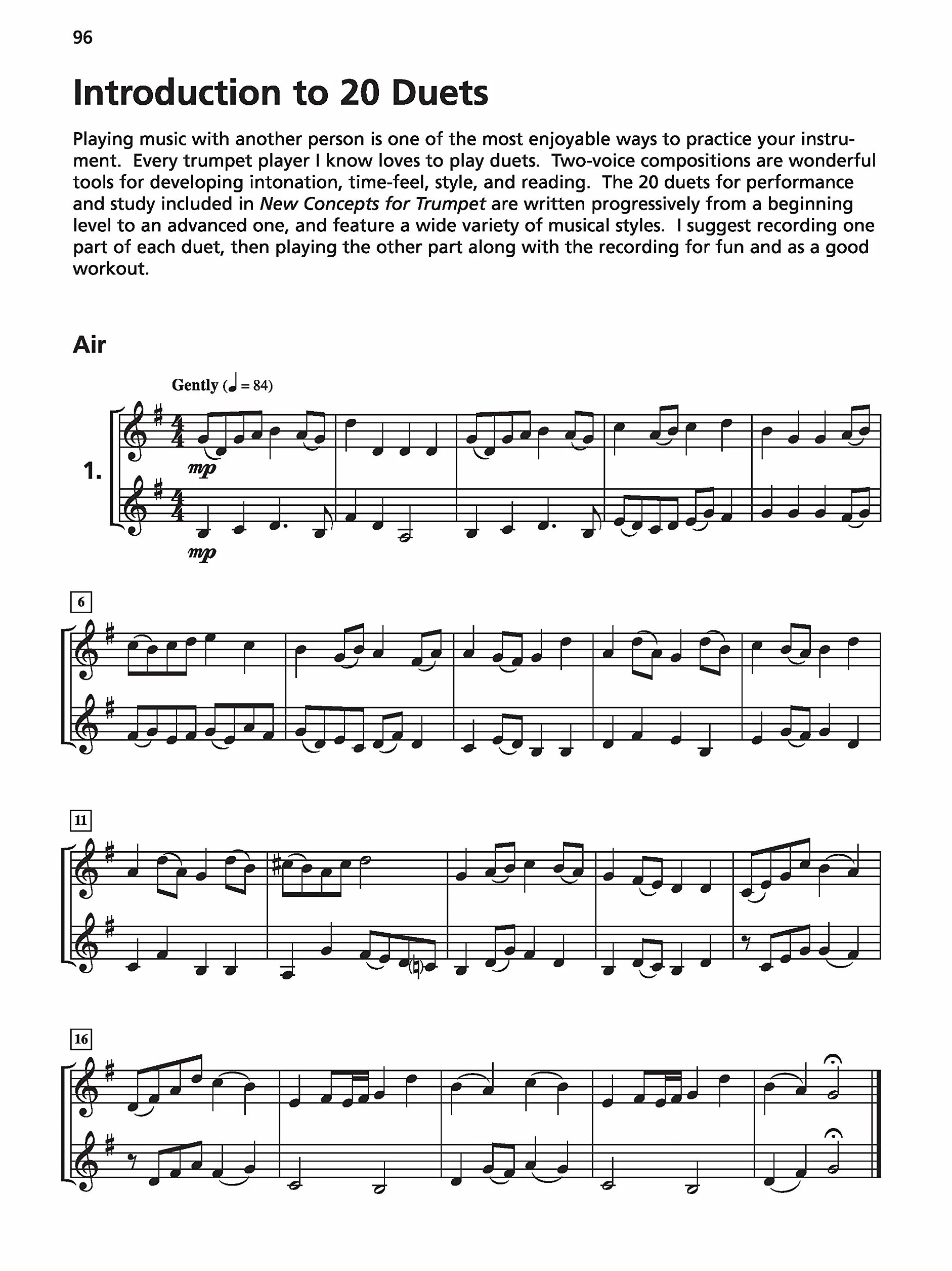 New Concepts for Trumpet: Innovative Etudes, Duets and Studies