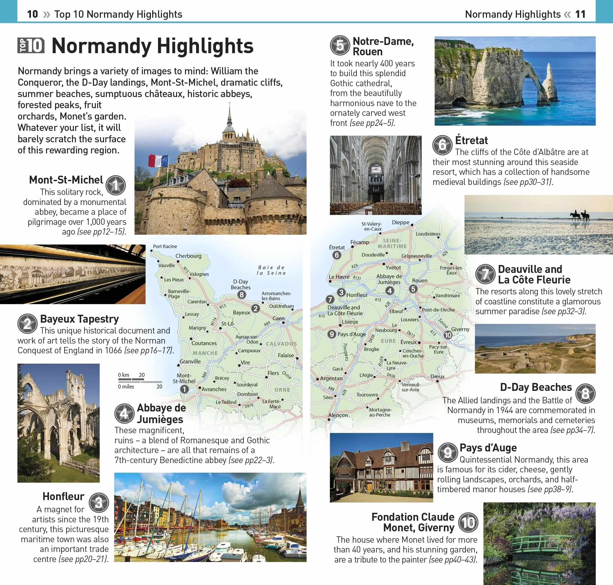 DK Eyewitness Top 10 Normandy