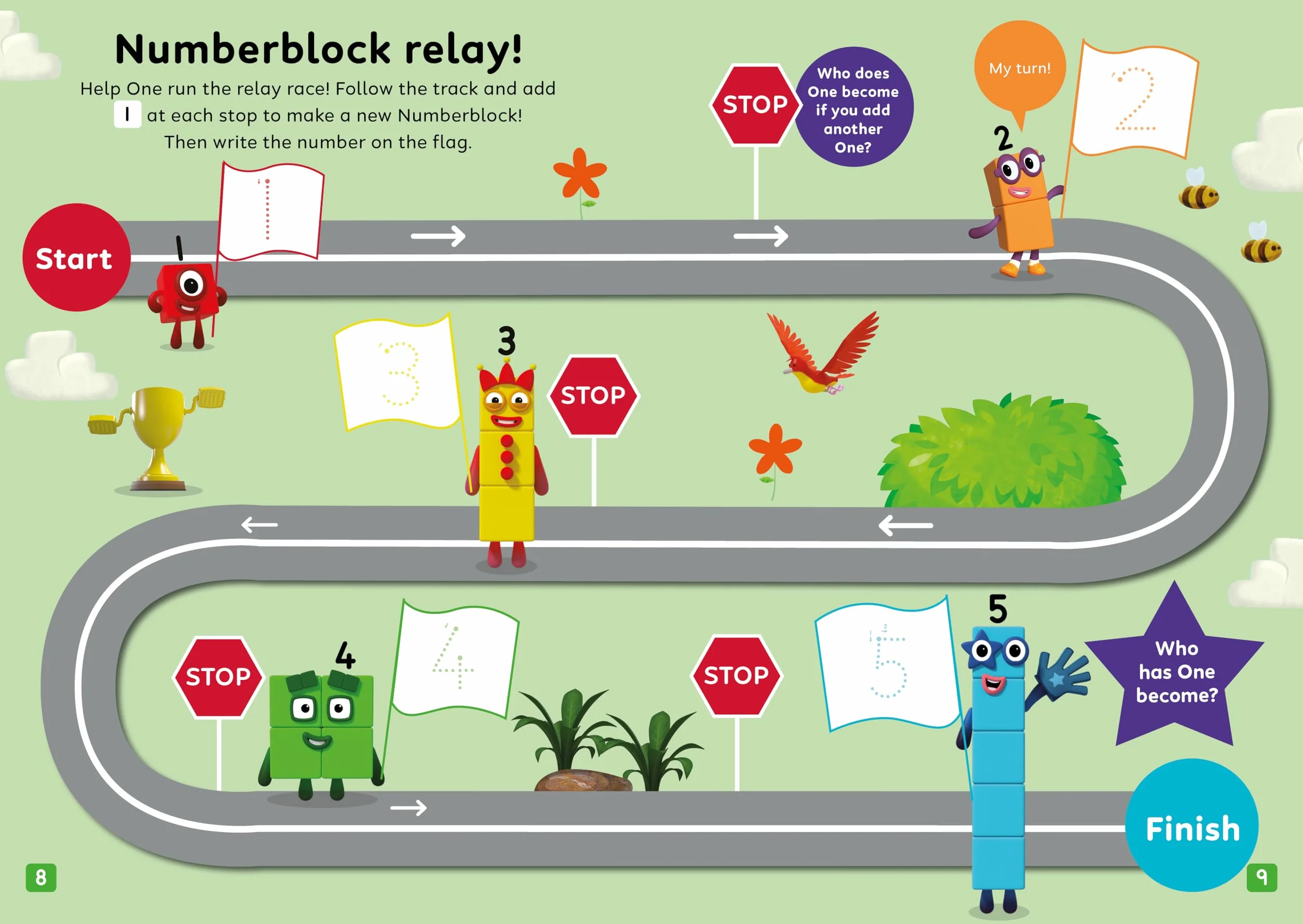 Numberblocks Puzzles and Games (Red Level Workbook): 3