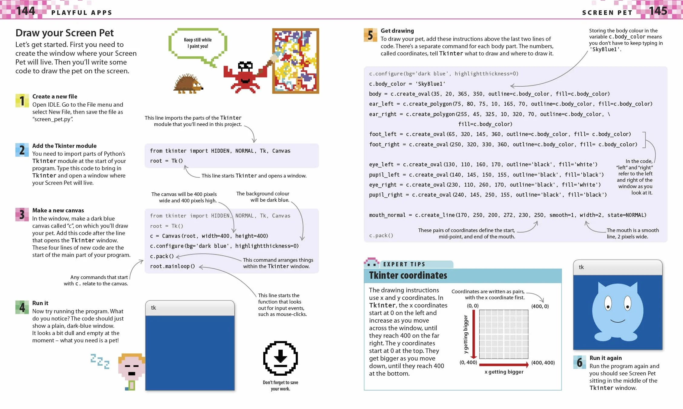 Computer Coding Python Projects for Kids: A Step-by-Step Visual Guide