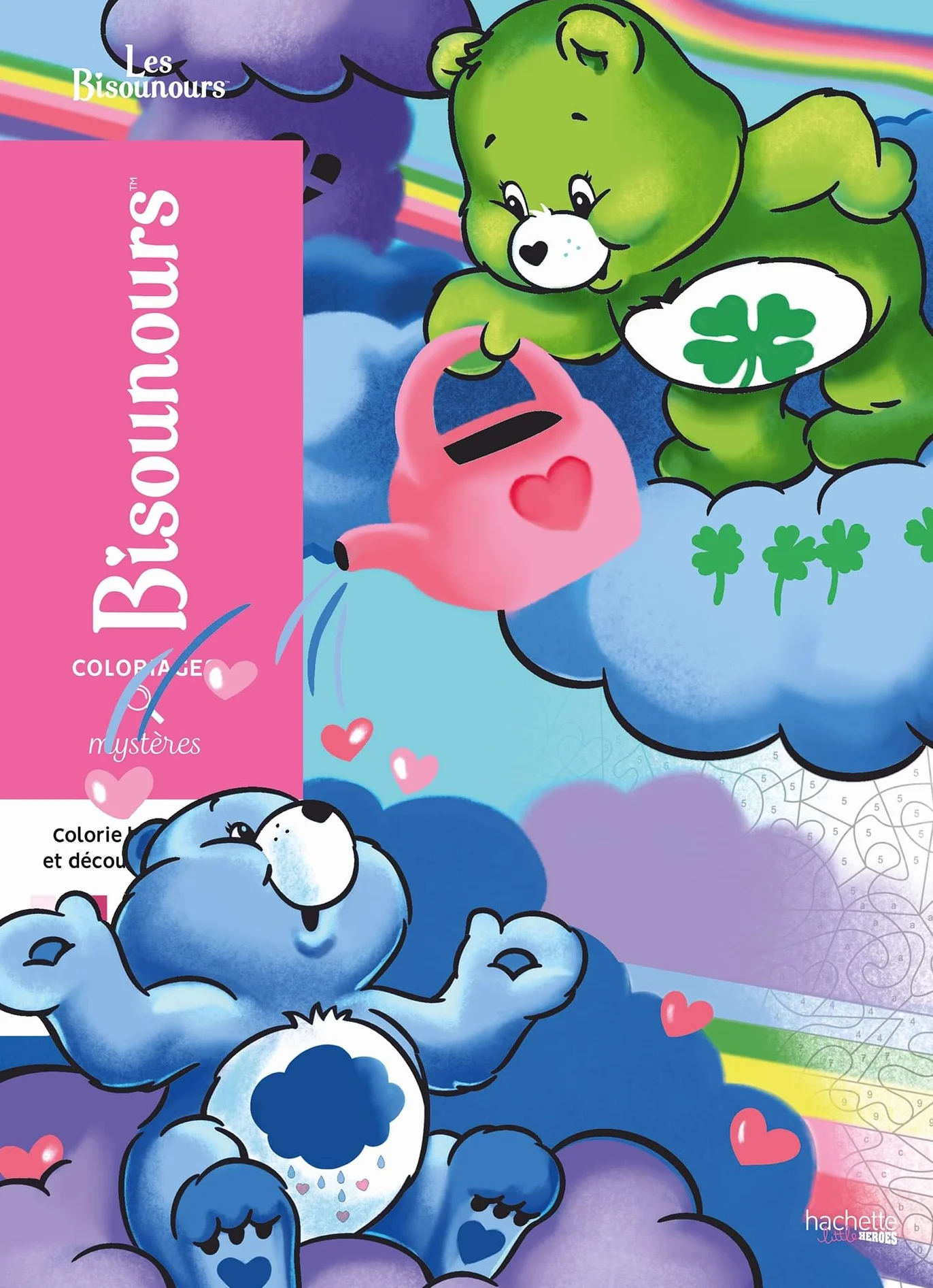 Coloriages mystères - Bisounours: Colorie les chiffres et découvre l'image !