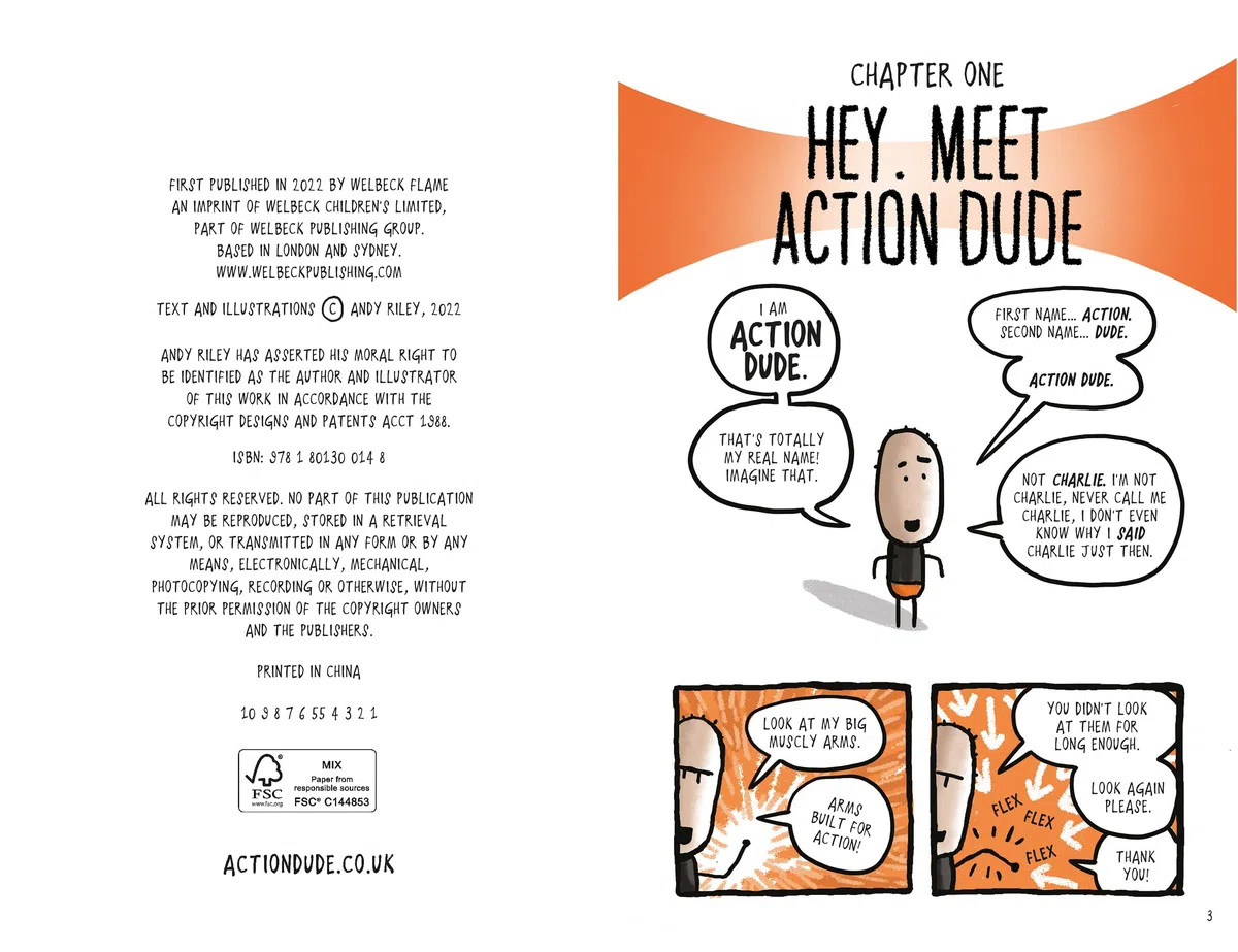 Action Dude: Book 1: an action-packed full-colour graphic novel perfect for readers 8+