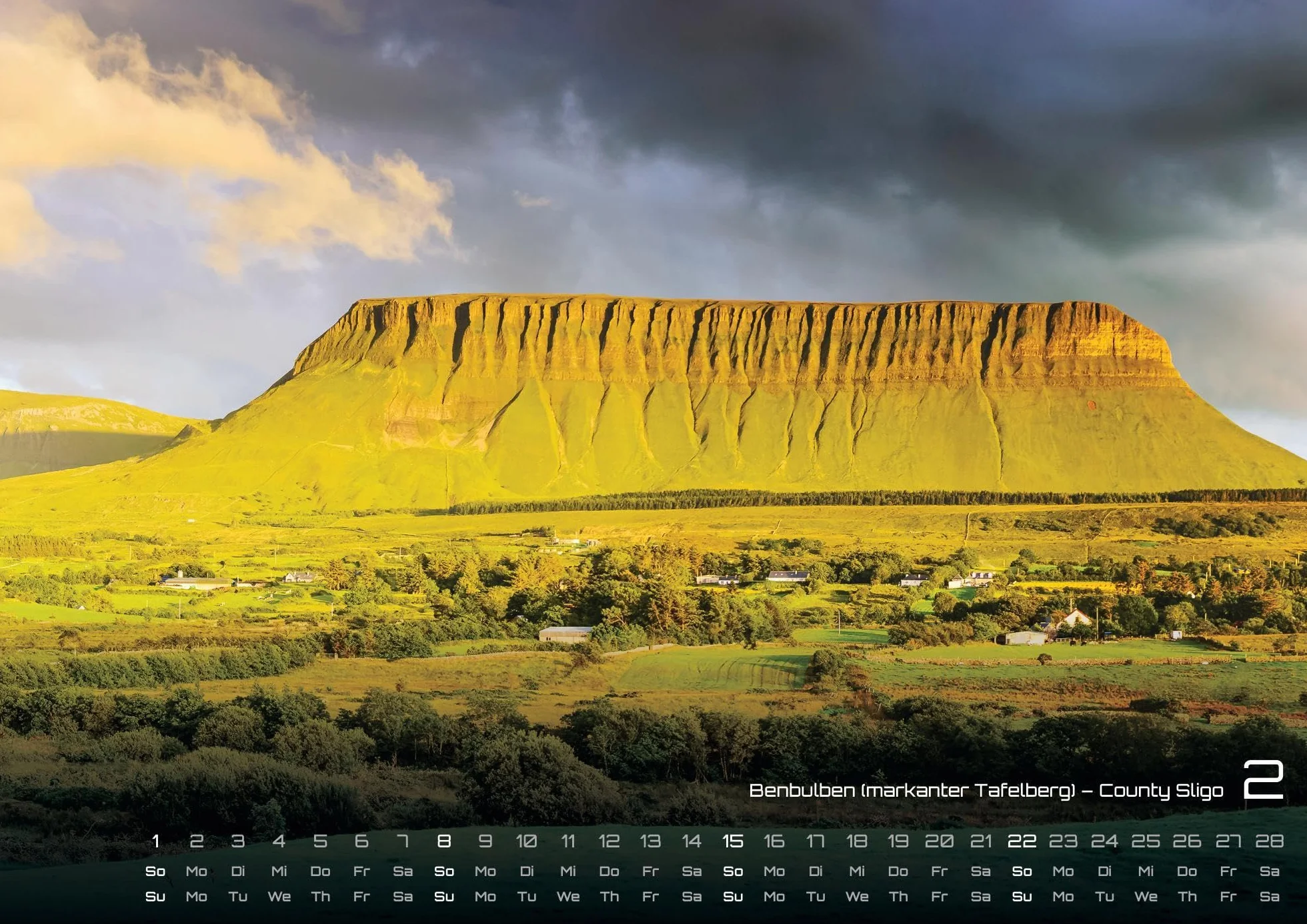 Irland - Die grüne Insel - 2026 - Kalender DIN A2: Der Wandkalender mit den schönsten Motiven aus Irland für das Jahr 2026 im extragroßen Format DIN A2 (ca. 60 x 42 cm)!