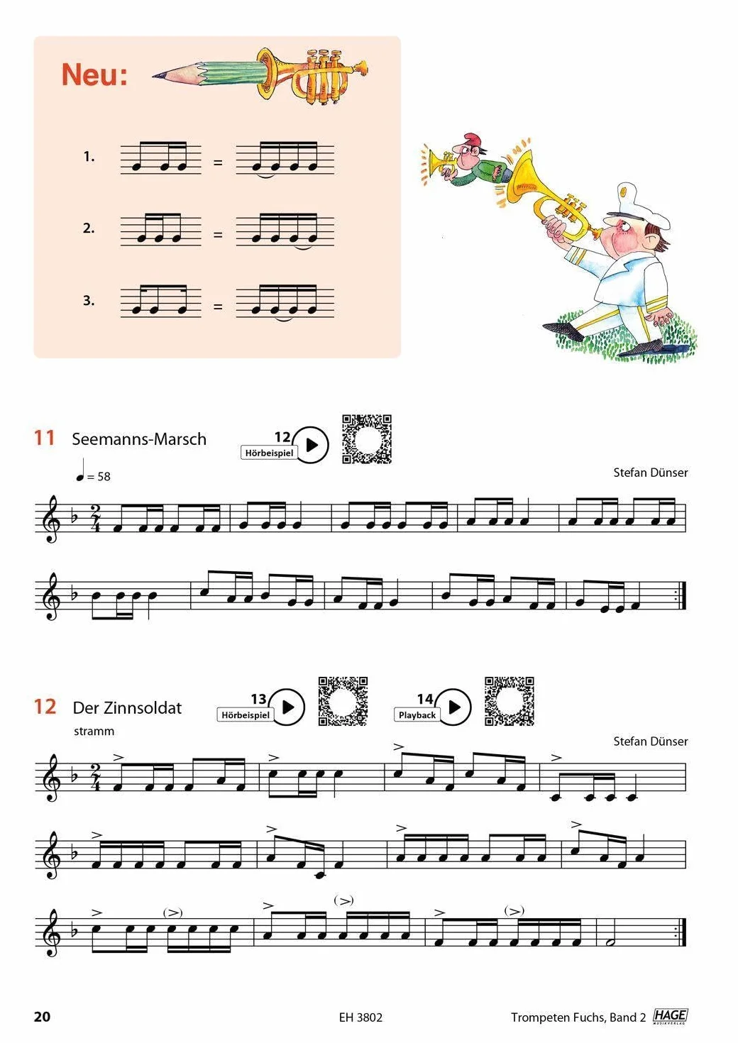 Trompeten Fuchs Band 2: Die geniale und spaßige Trompetenschule. Auch geeignet für Flügelhorn, Kornett oder Tenorhorn