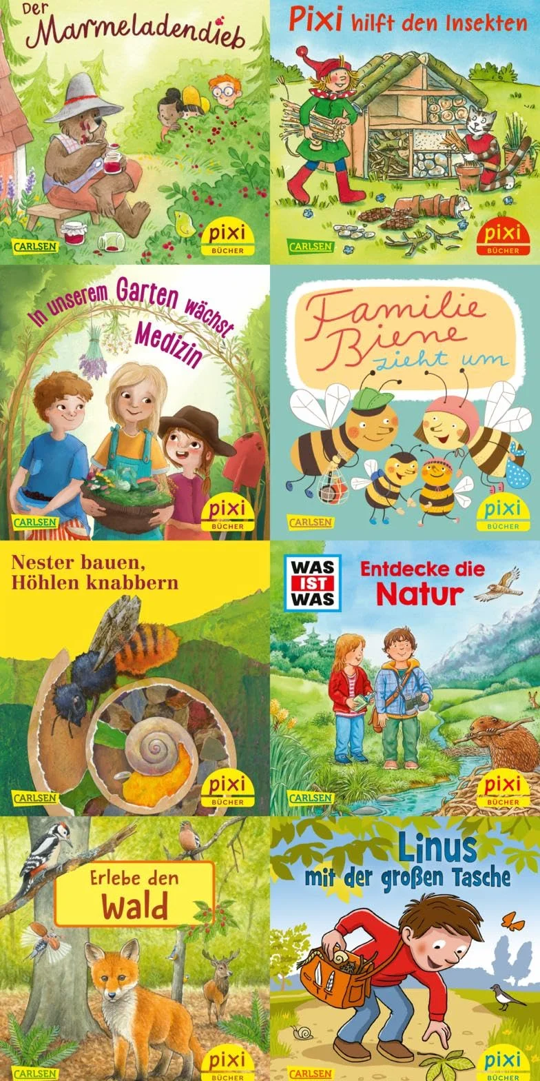 Pixi-8er-Set 290: Pixi liebt die Natur (8x1 Exemplar)