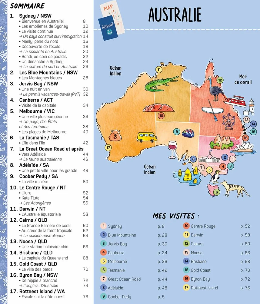 Bienvenue en Australie !: Mon road-trip au pays des kangourous