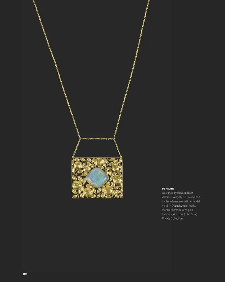 Wiener werkstätte jewelry