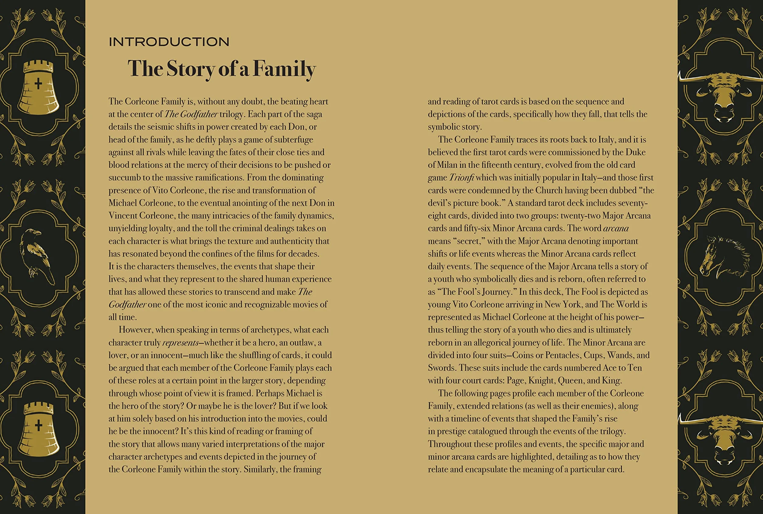 The Godfather Tarot: Includes: A 78-card Tarot Deck and a Book on the Corleone Family and its History