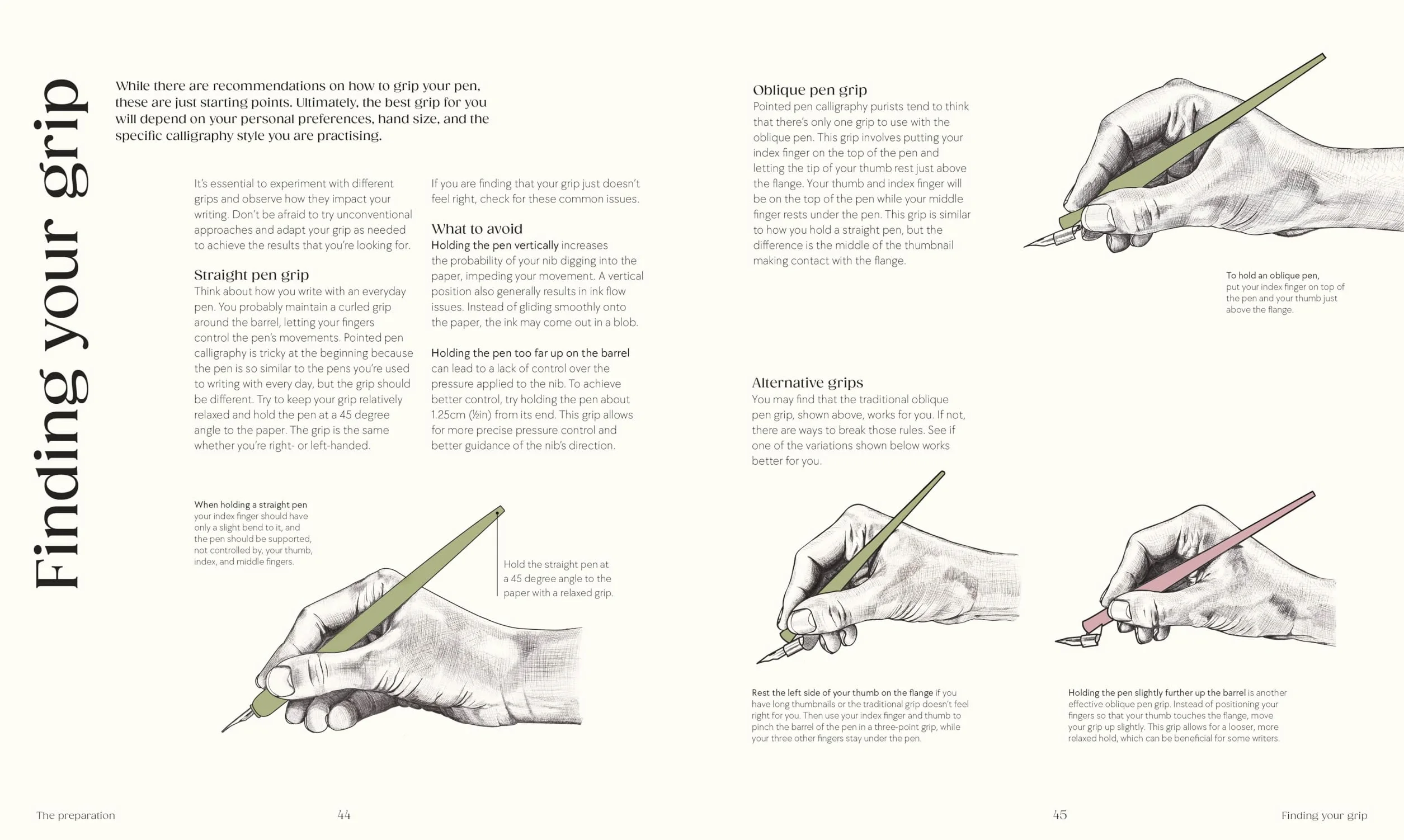 The Calligraphy Book: Pointed Pen Techniques, Inspiration, and Projects