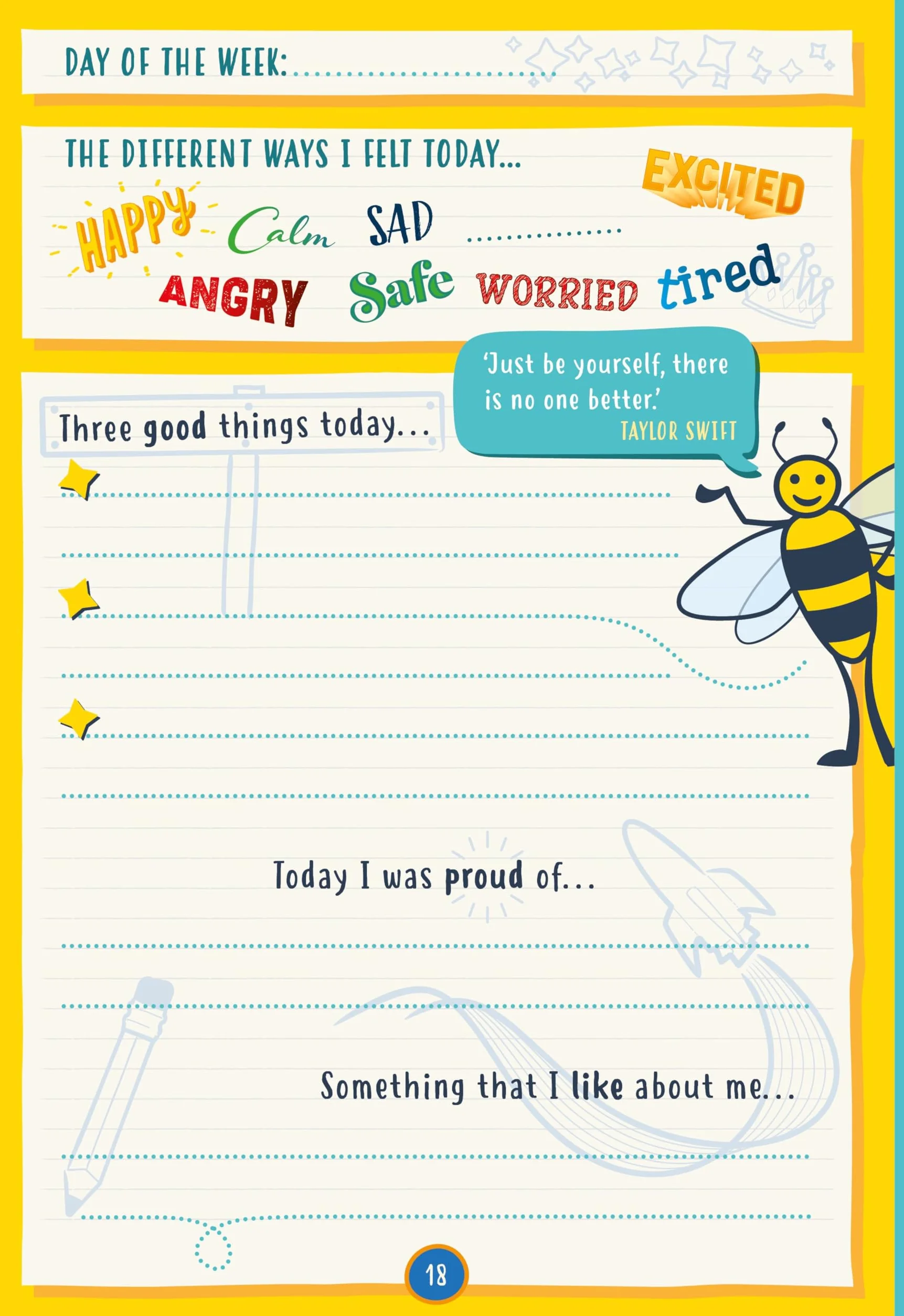 Happy Confident Me: Daily Journal - Gratitude and Growth Mindset Journal That Boosts Children's Happiness, Self-Esteem, Positive Thinking, Mindfulness and Resilience
