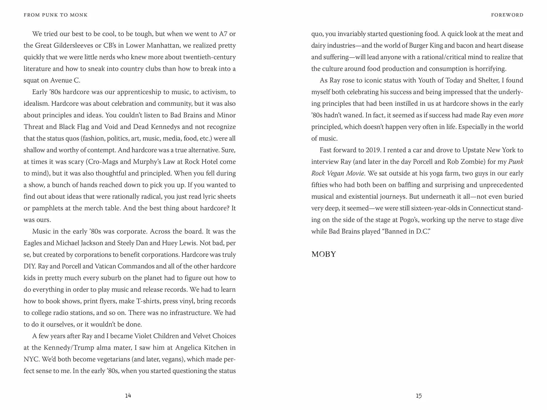 From Punk to Monk: A Memoir