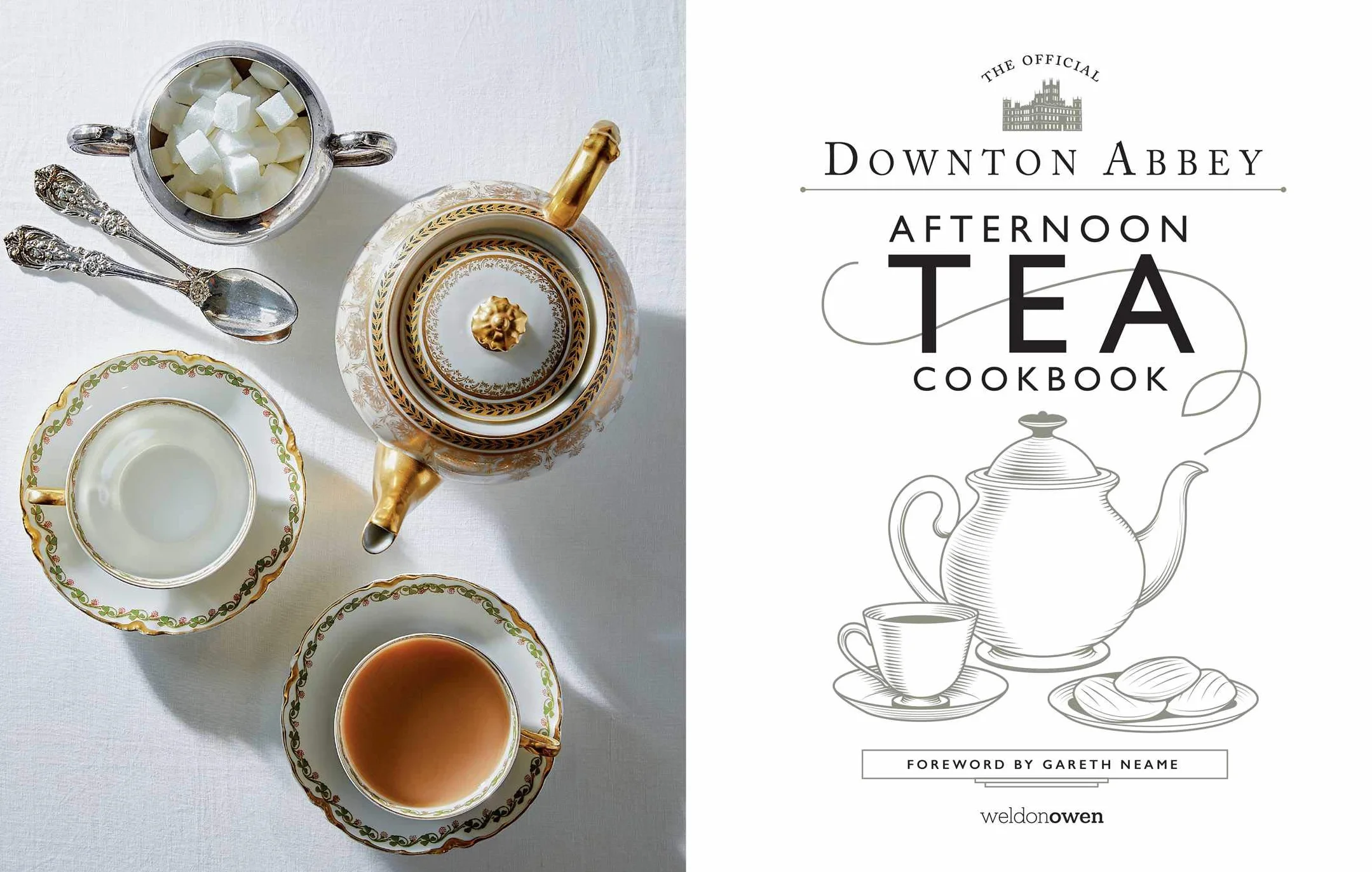 The Official Downton Abbey Afternoon Tea Cookbook: Teatime Drinks, Scones, Savories & Sweets