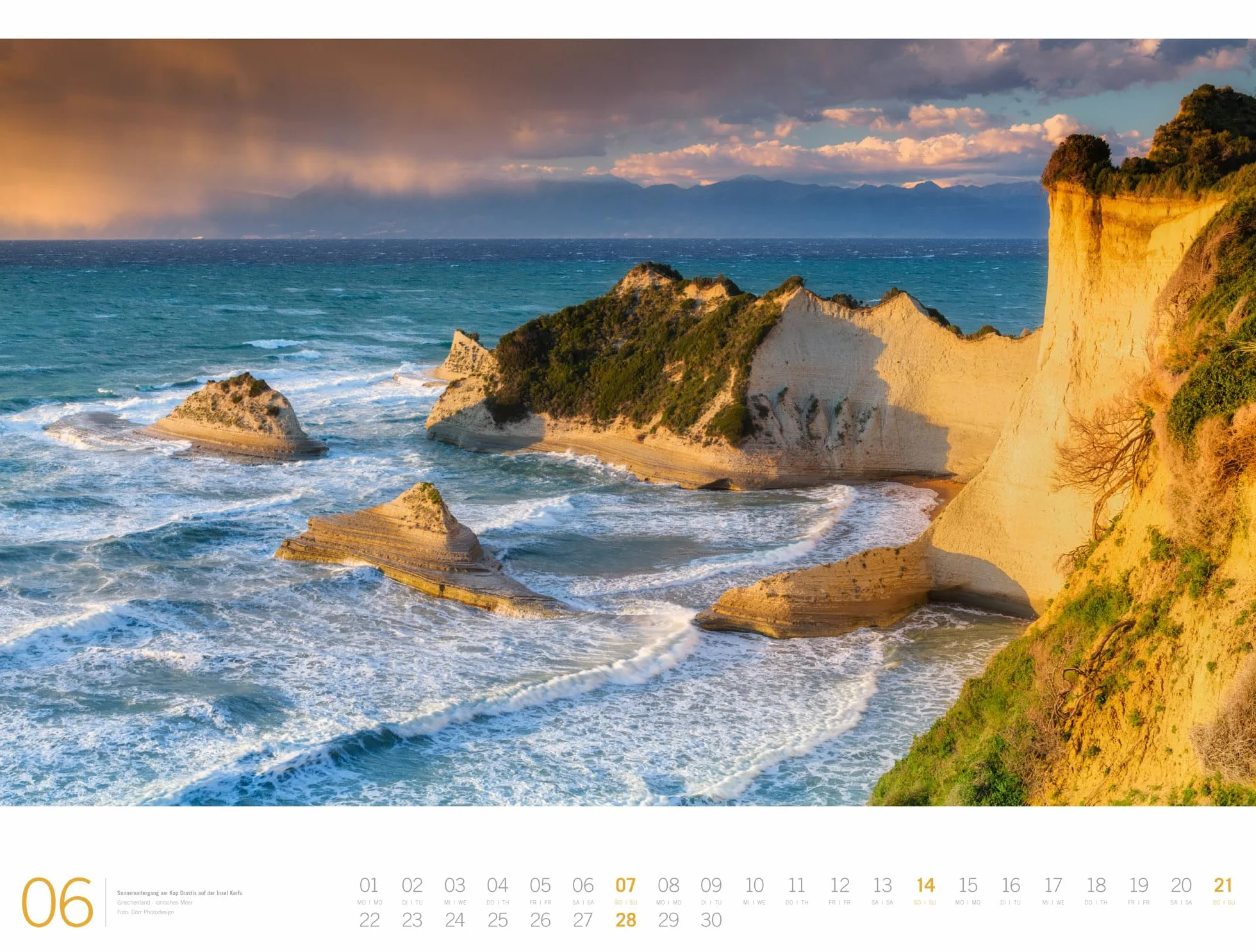 Meer Gallery Kalender 2026: Außergewöhnlicher Meeres-Kalender im großen Querformat (66x50 cm) | Küste und Strand im Großformat