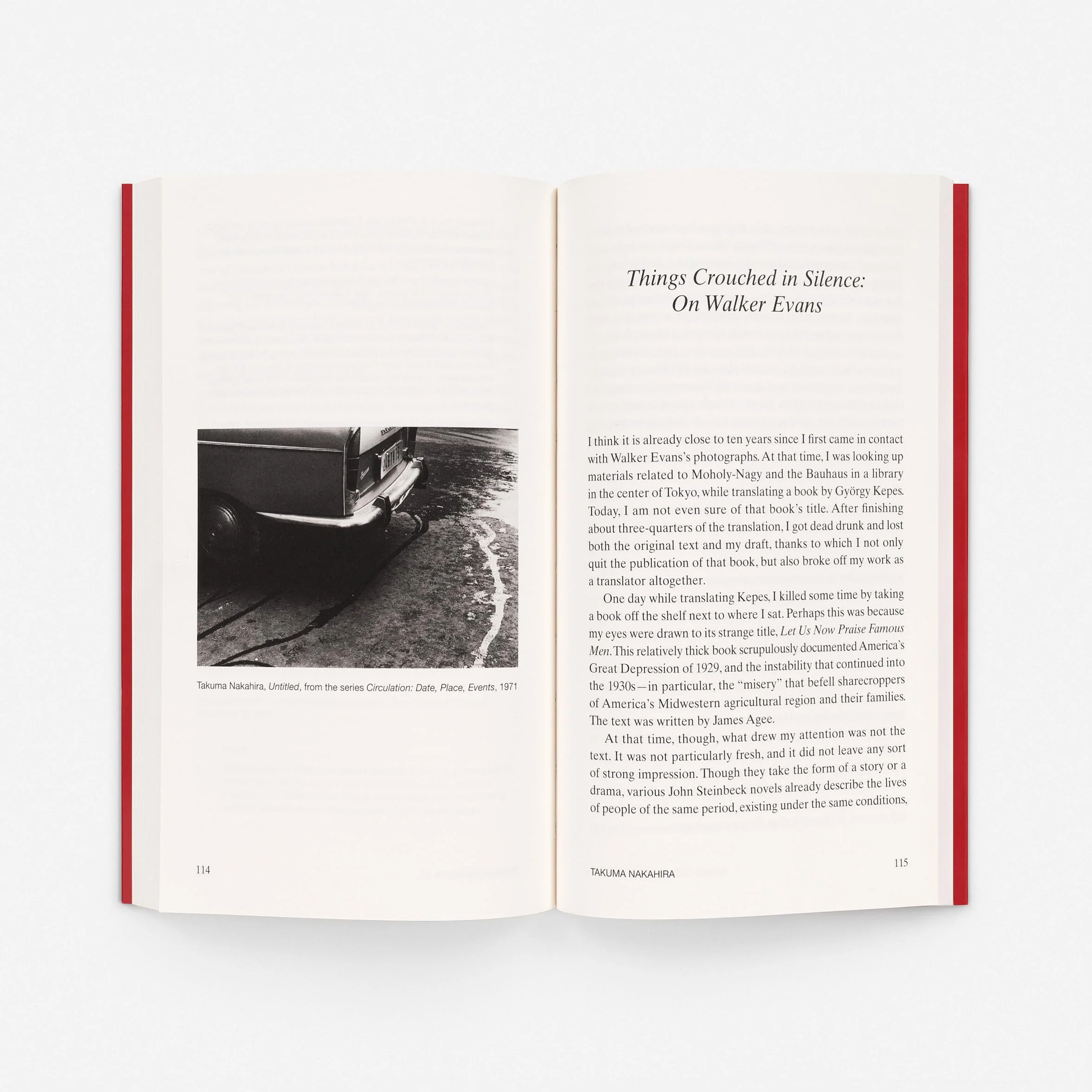 At the Limits of the Gaze : Selected writings by Takuma Nakahira /anglais