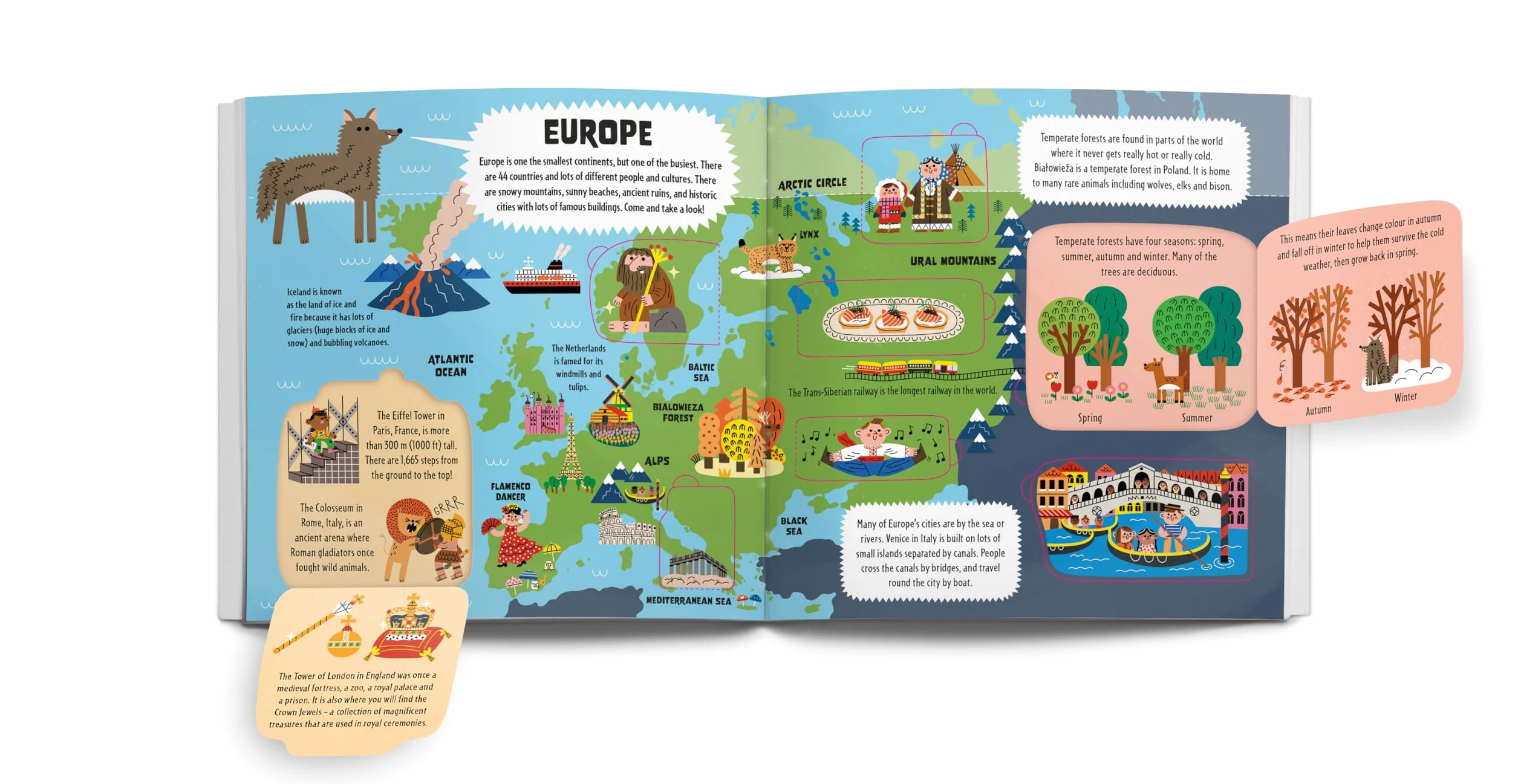 My First Lift-the-Flap World Atlas - anglais: Giant Pull Out Map | Wow Factor Facts & Surprises | Search & Find Games | Beautiful & Engaging Illustrations