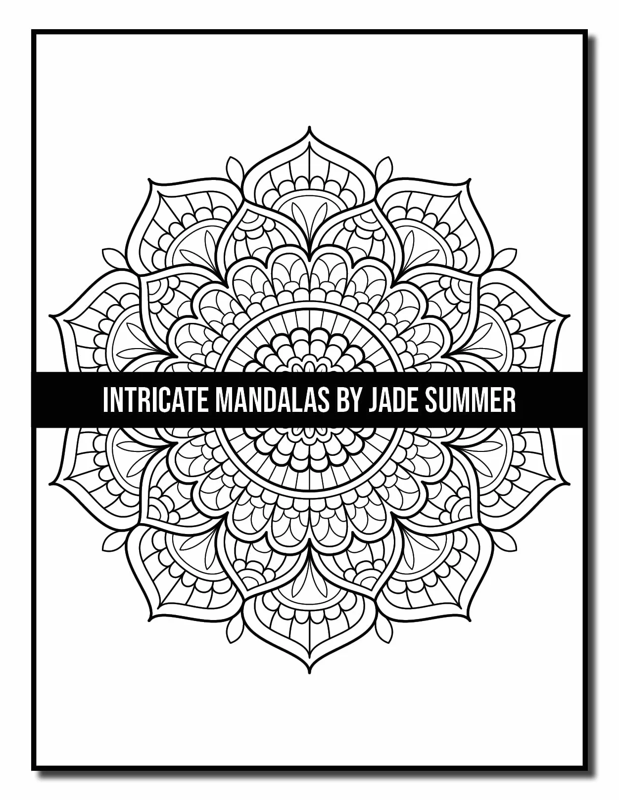 Intricate Mandalas: An Adult Coloring Book with 50 Detailed Mandalas for Relaxation and Stress Relief