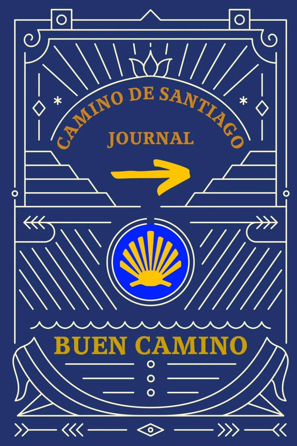 Camino de Santiago Journal: A Daily Logbook with Guided Pages for Each Stage – Perfect for Pilgrimage Notes, Planning, and Daily Reflections