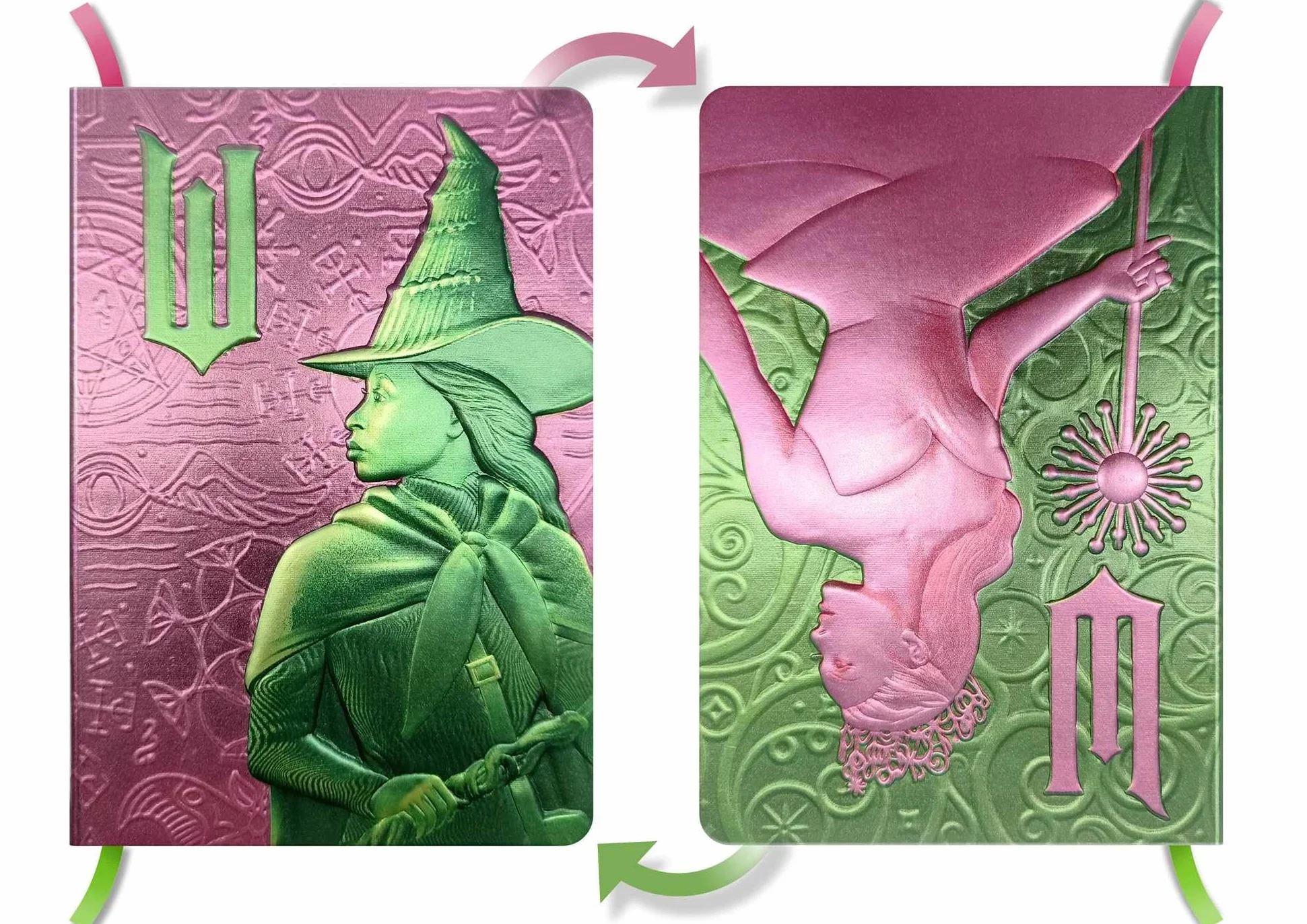 Wicked: Elphaba / Glinda Reversible Sculpted Journal