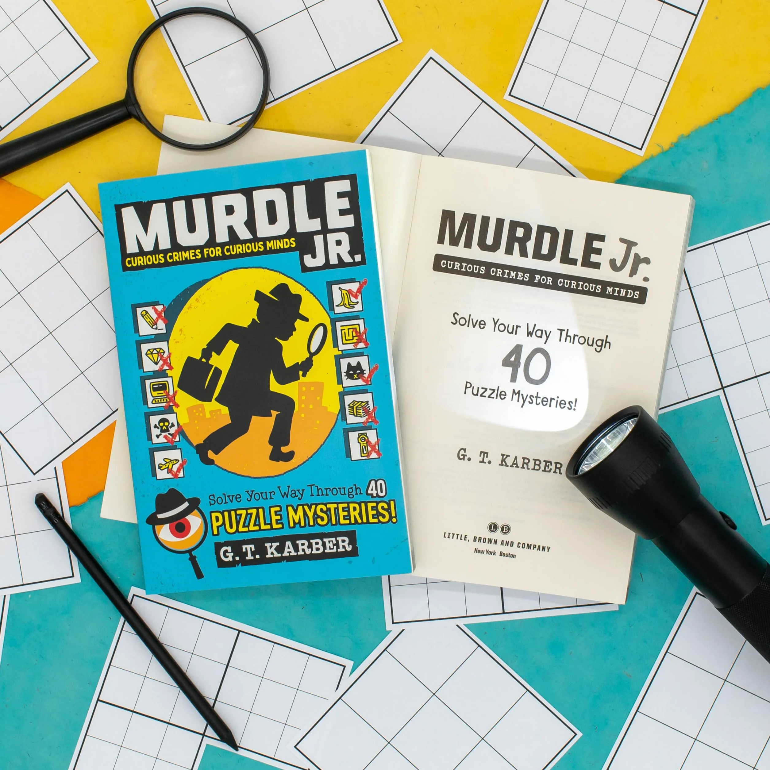 Murdle Jr.: Curious Crimes for Curious Minds: Solve Your Way Through 40 Puzzle Mysteries!: 1