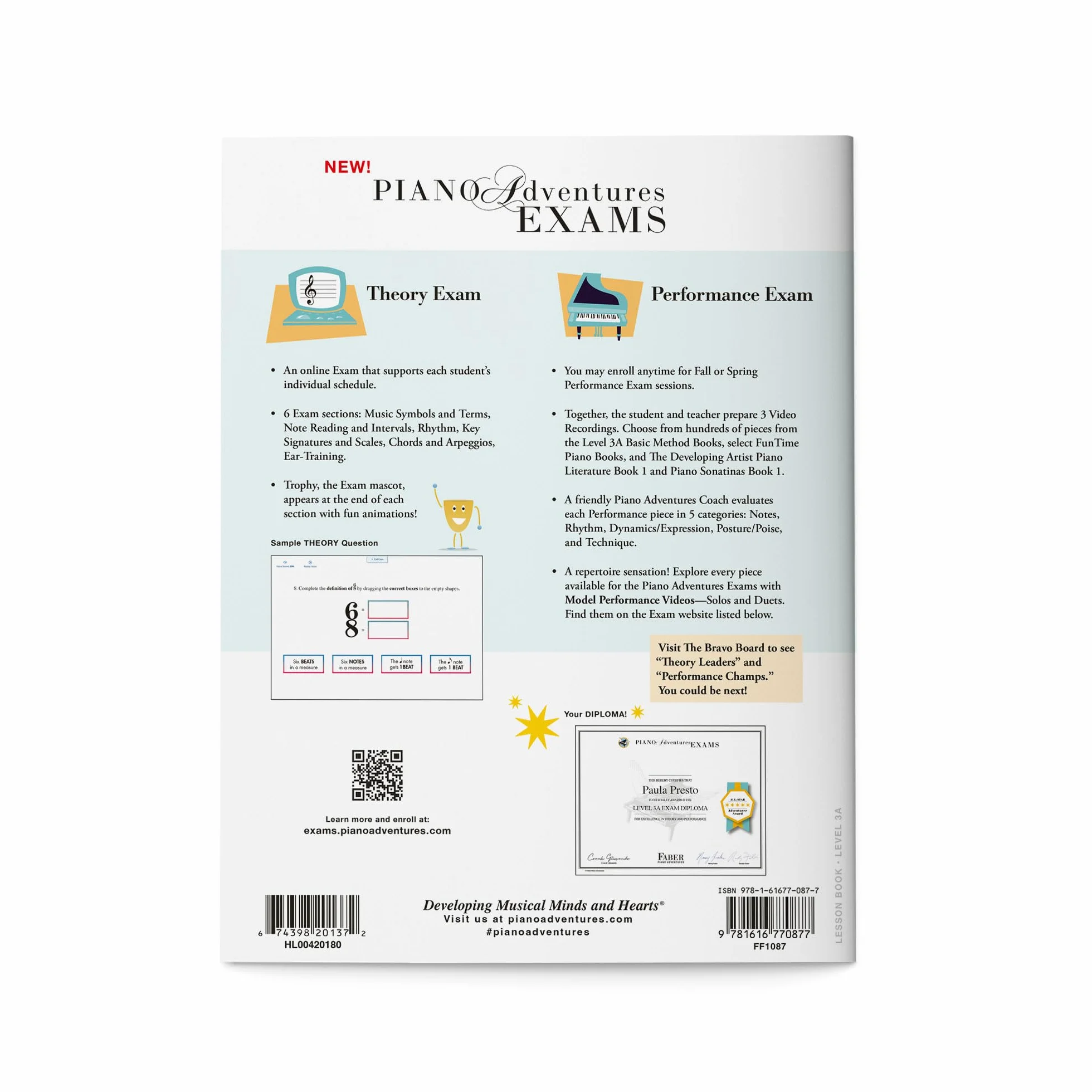 Nancy faber & randall faber : piano adventures: lesson book - level 3a
