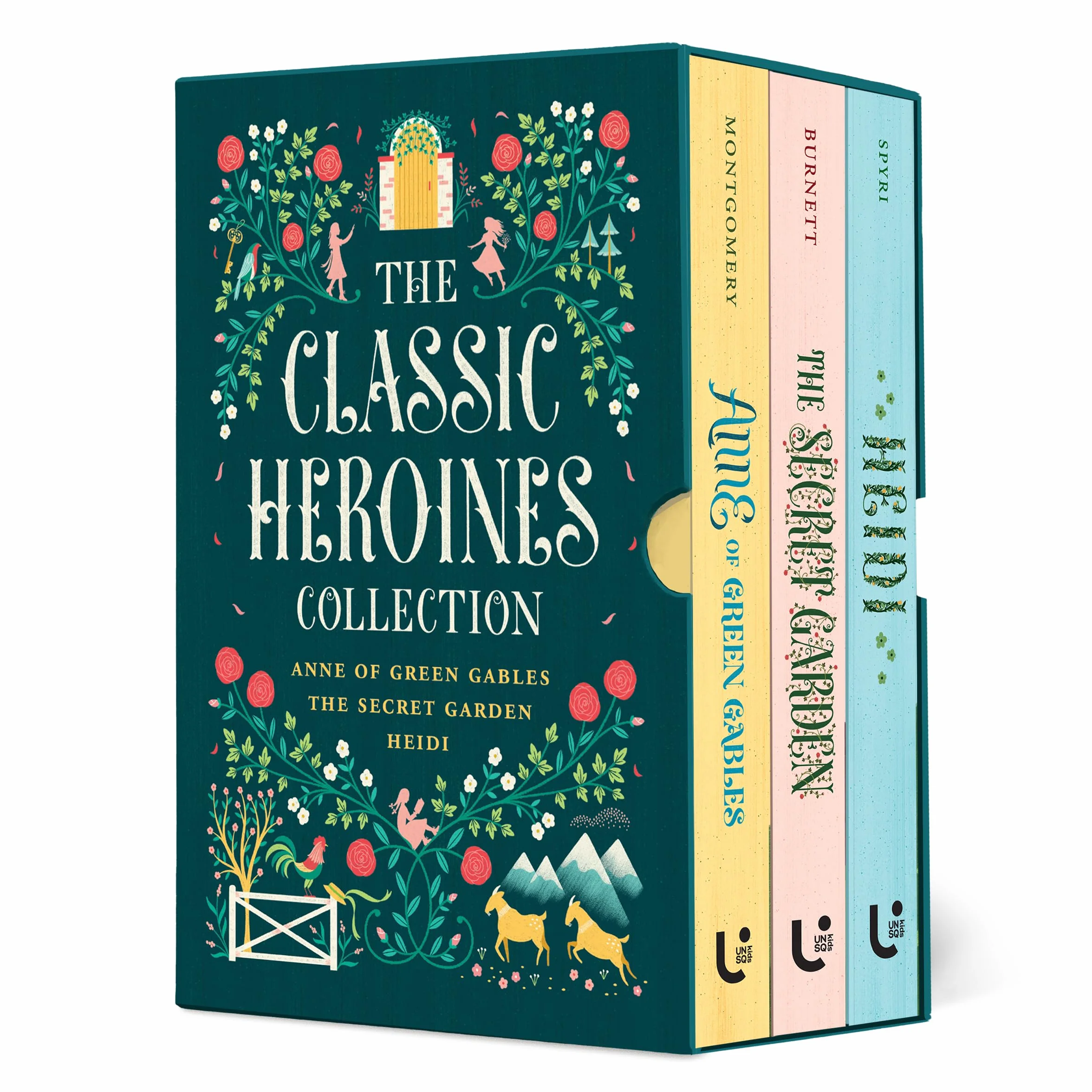 The Classic Heroines Collection Boxed Set: Anne of Green Gables, Heidi, the Secret Garden