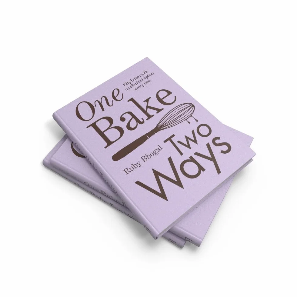 One Bake, Two Ways: The sweet home baking cookbook from GBBO finalist that includes easy simple cake and dessert vegan recipes, as seen on Channel 4’s The Great British Bake Off