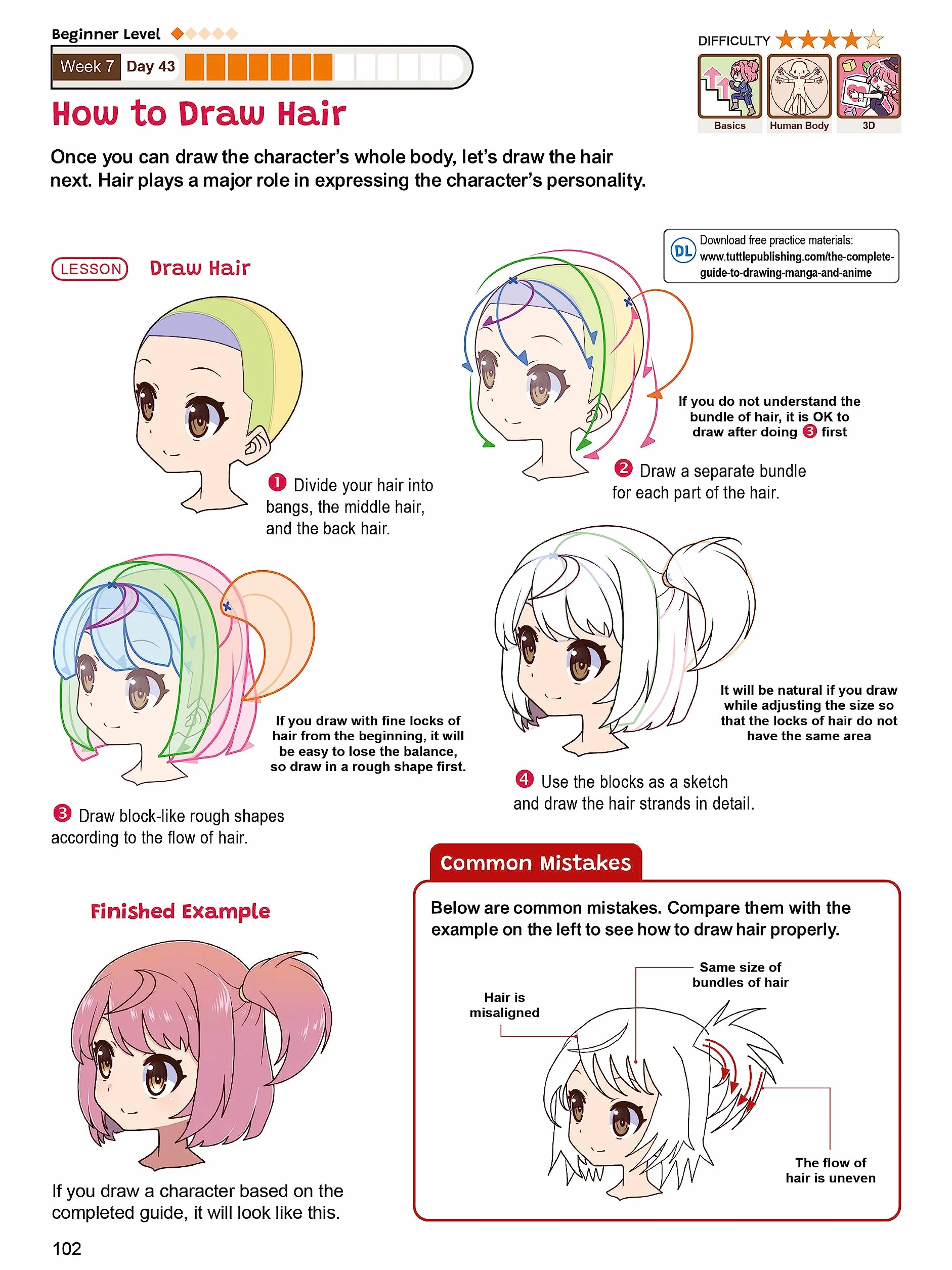 The Complete Guide to Drawing Manga & Anime: A Comprehensive 13-Week Art Course with 65 Clear and Easy Daily Lessons