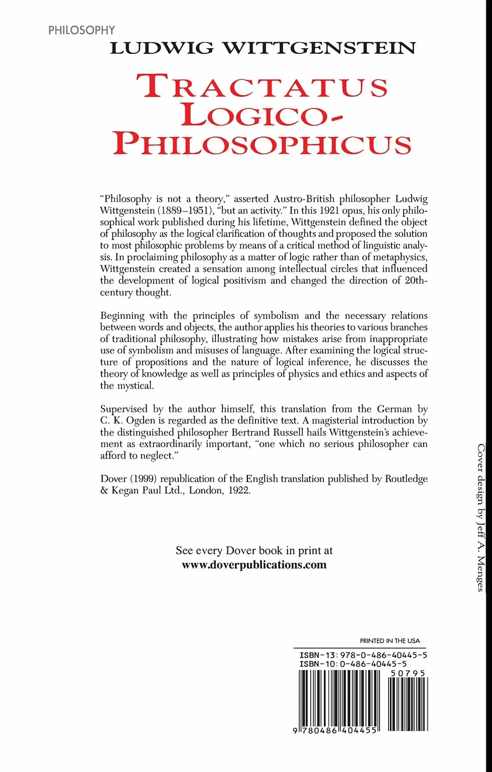 Tractatus Logico-Philosophicus