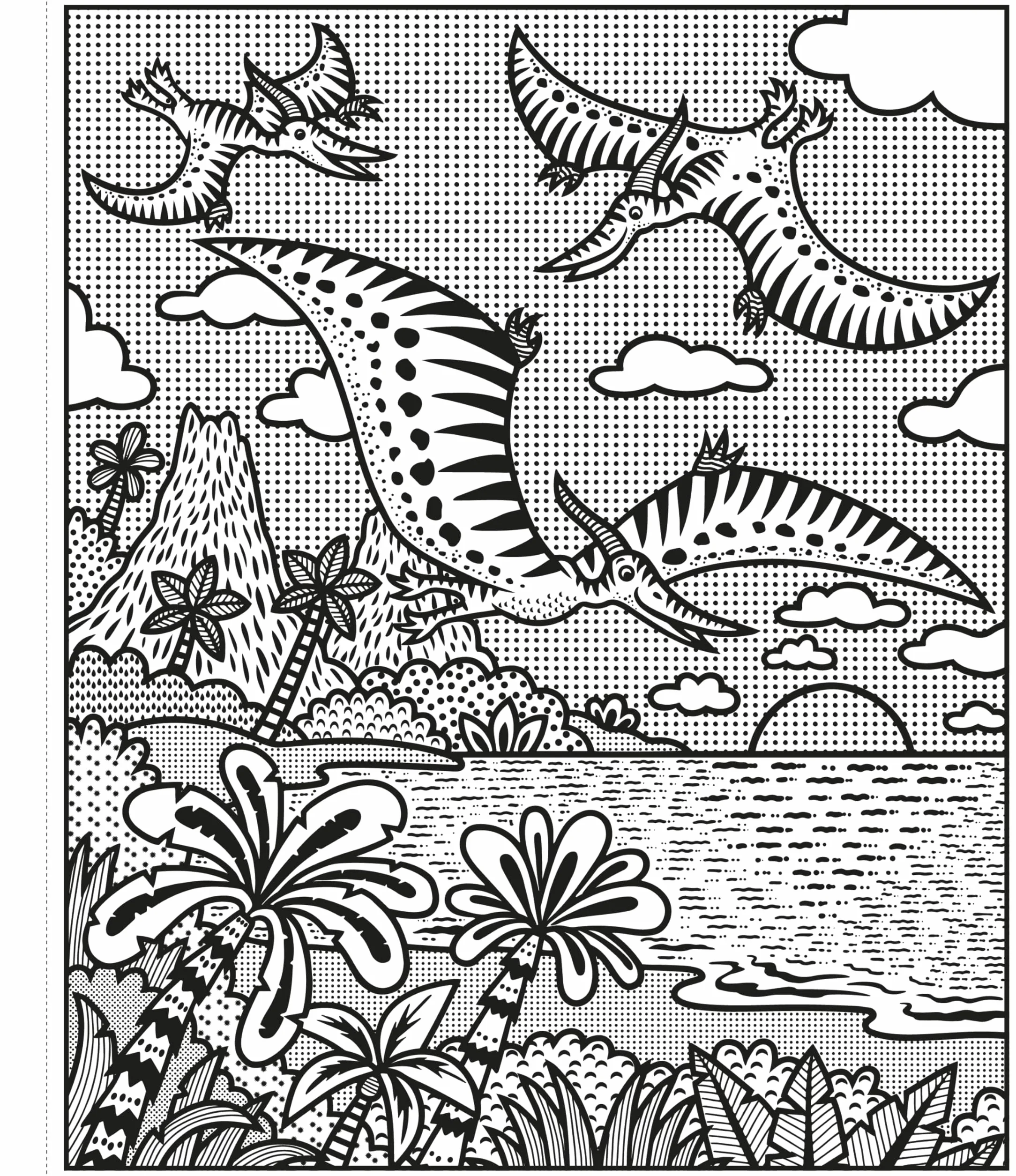 Dinosaurs Magic Painting Book: 1 (Magic Painting Books)