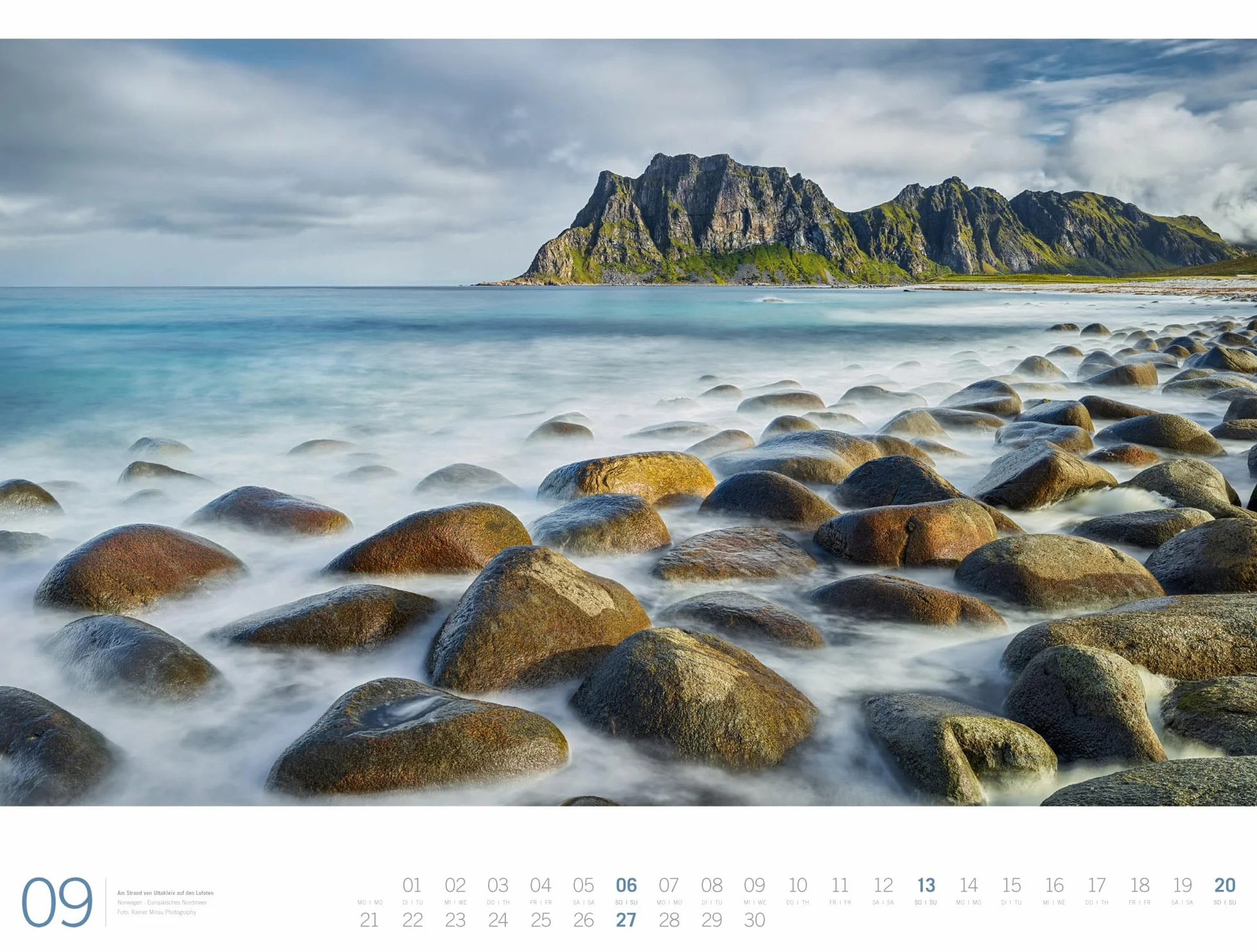Meer Gallery Kalender 2026: Außergewöhnlicher Meeres-Kalender im großen Querformat (66x50 cm) | Küste und Strand im Großformat