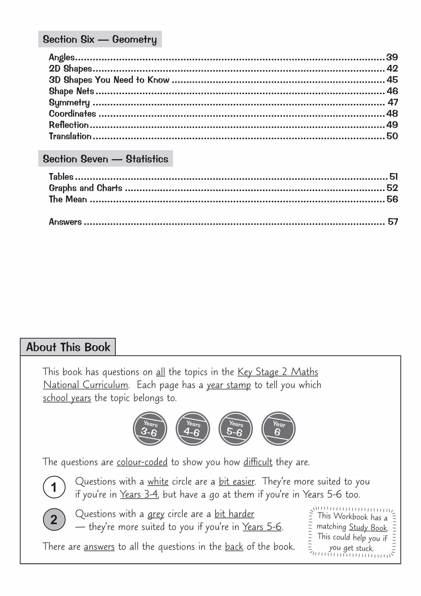KS2 Maths Workbook - Ages 7-11