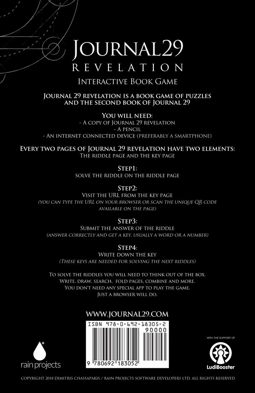 Journal 29 Revelation: Interactive Book Game
