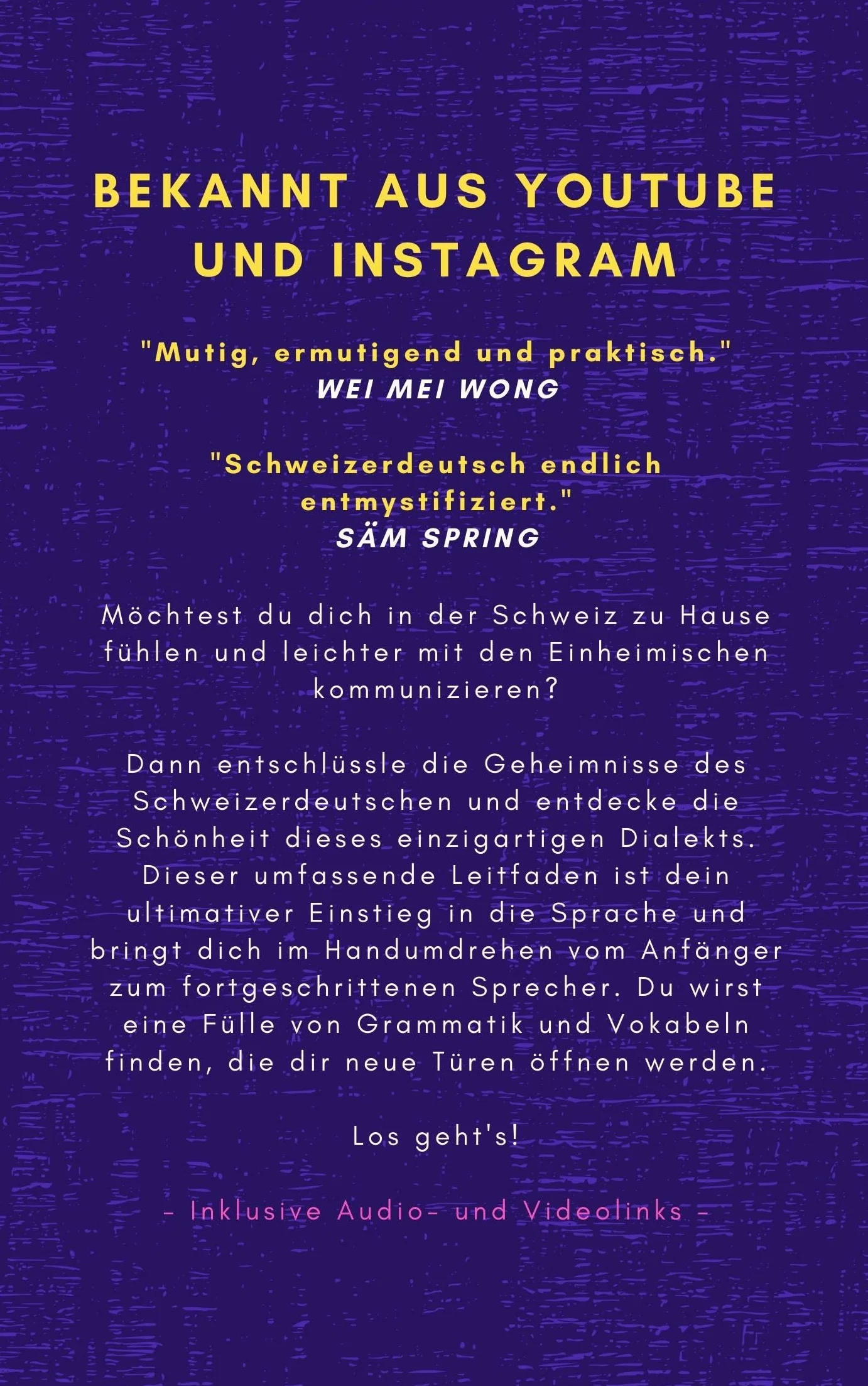 Schweizerdeutsch Verstehen: So sprichst du wie die Einheimischen