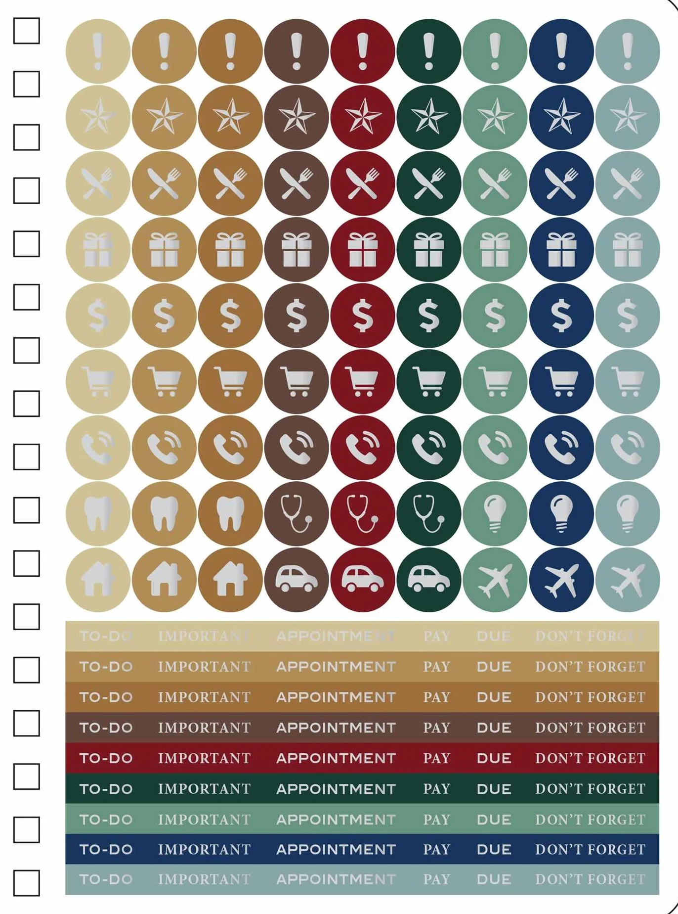 2026 Dune 13-Month Weekly Planner
