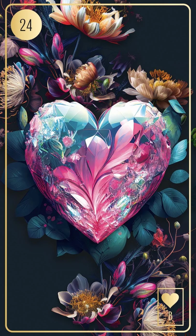 Lenormand-Kartenset: Floralis: 45 kunstvoll illustrierte Wahrsage-Karten für die neue Zeit mit Goldrand und Begleitbuch | Inklusive 9 Zusatzkarten | Edle Box mit Magnetverschluss