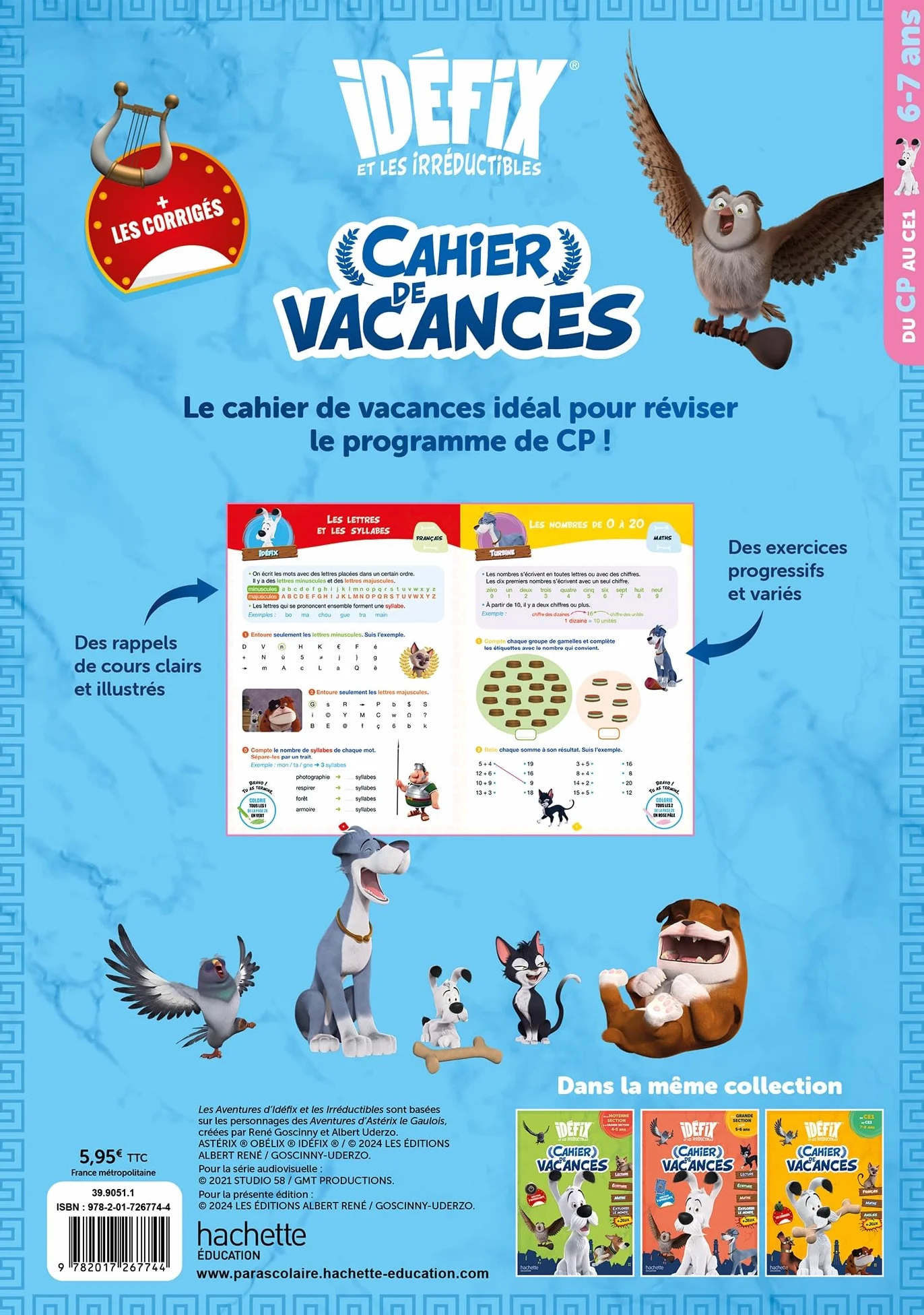 Idéfix - Cahier de vacances 2026 - CP / CE1: Du CP au CE1