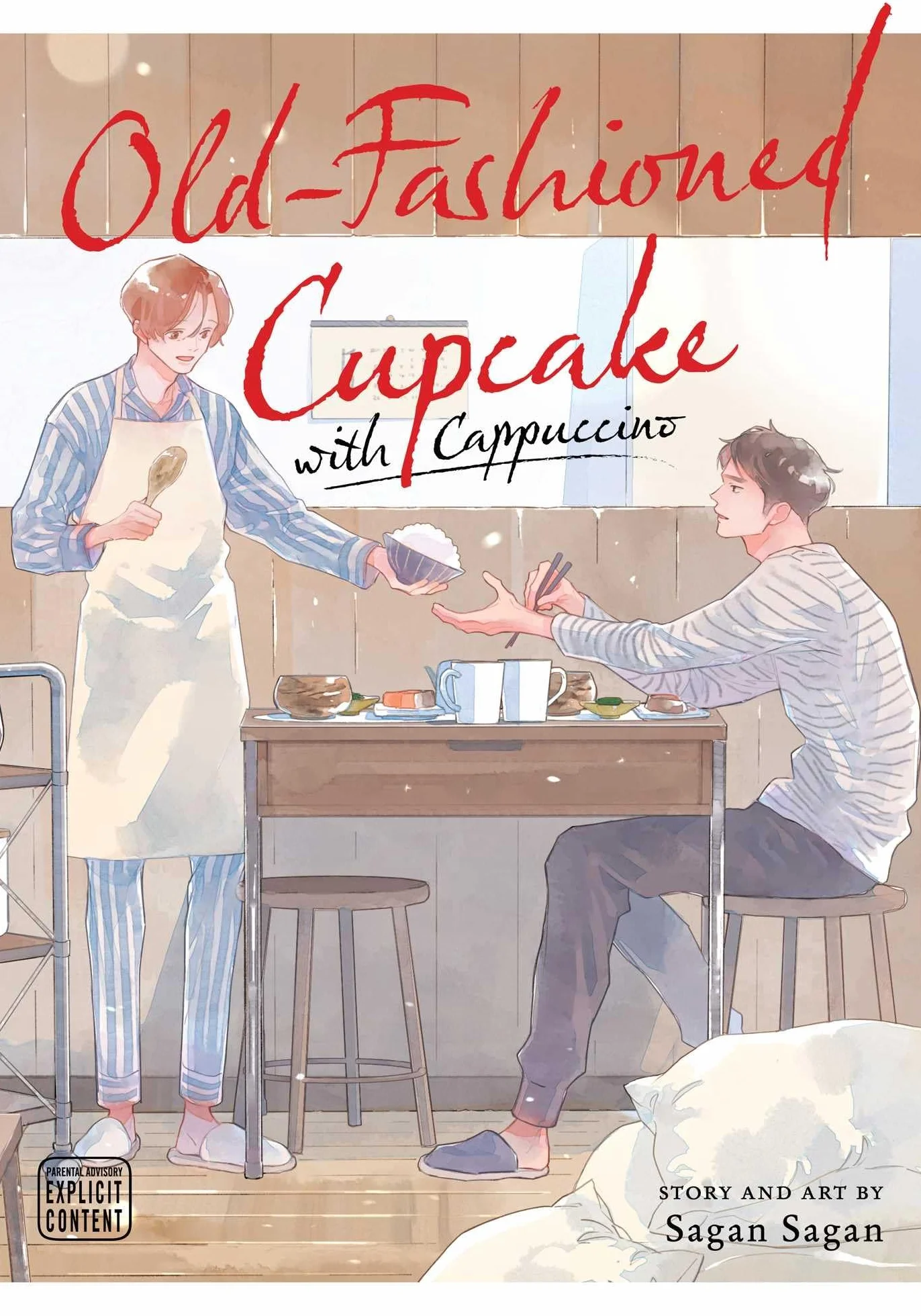 Old-Fashioned Cupcake with Cappuccino