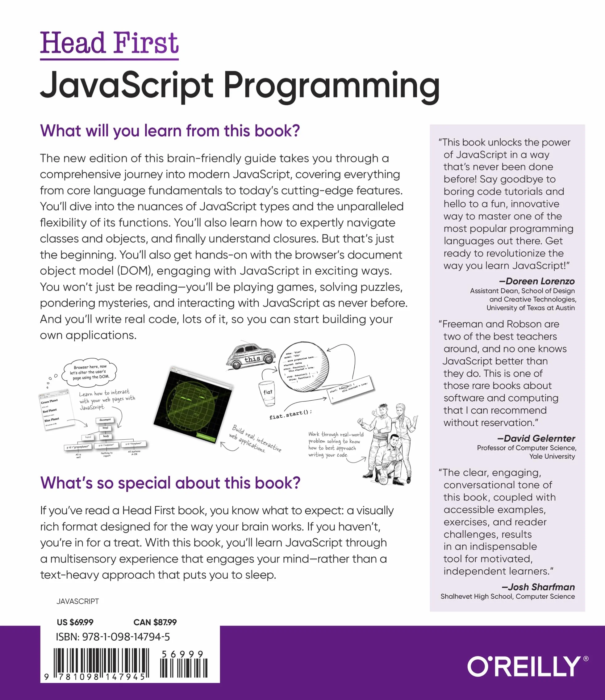 Head First JavaScript Programming: A Learner's Guide to Modern JavaScript