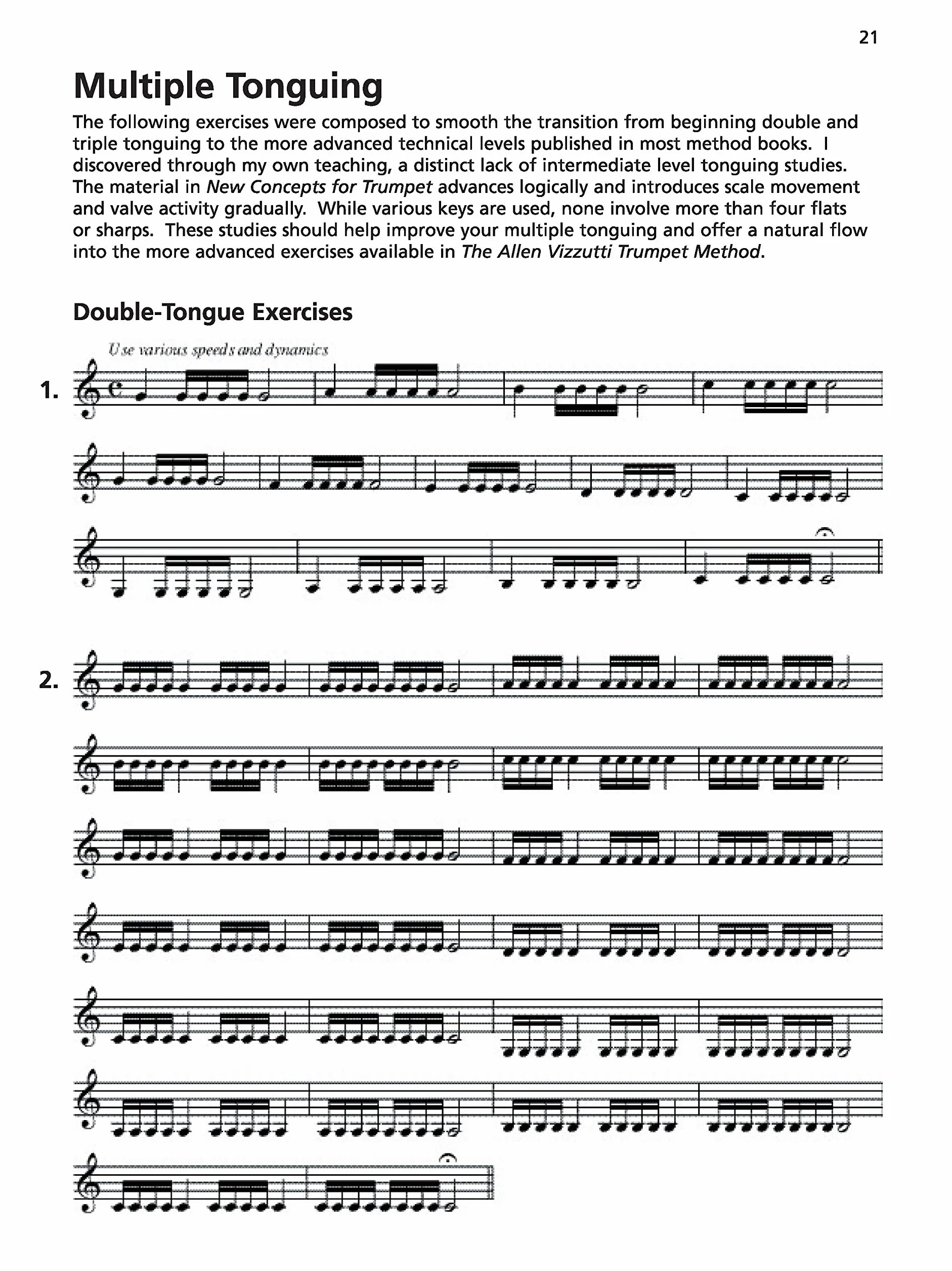 New Concepts for Trumpet: Innovative Etudes, Duets and Studies