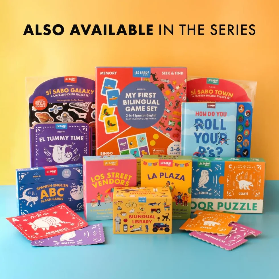 My First Bilingual Library: A Spanish-English Vocabulary Board Book Set of Colors, Numbers, Animals, ABCs, and More: 2