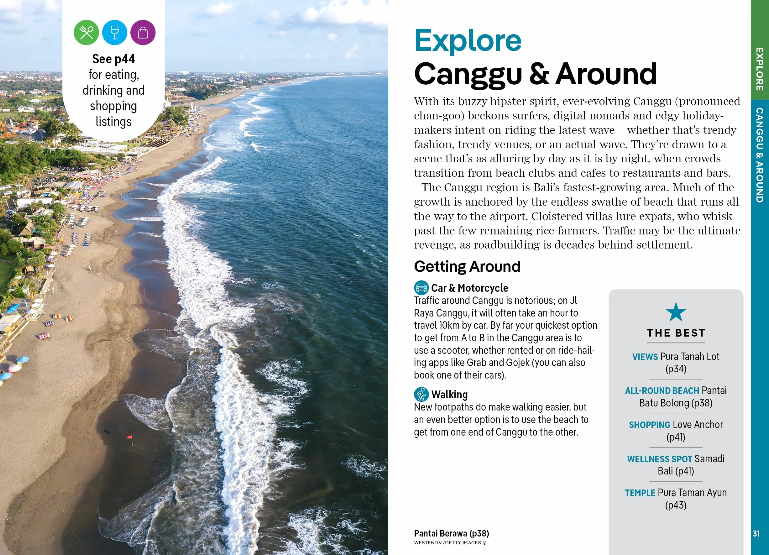 Pocket Bali 8ed -anglais-: Discover Twice the City in Half the Time | Top Sights | Maps & Walking Tours | Covers Pura Tanah Lot, Pantai Suluban, Museum Negeri Propinsi Bali and more