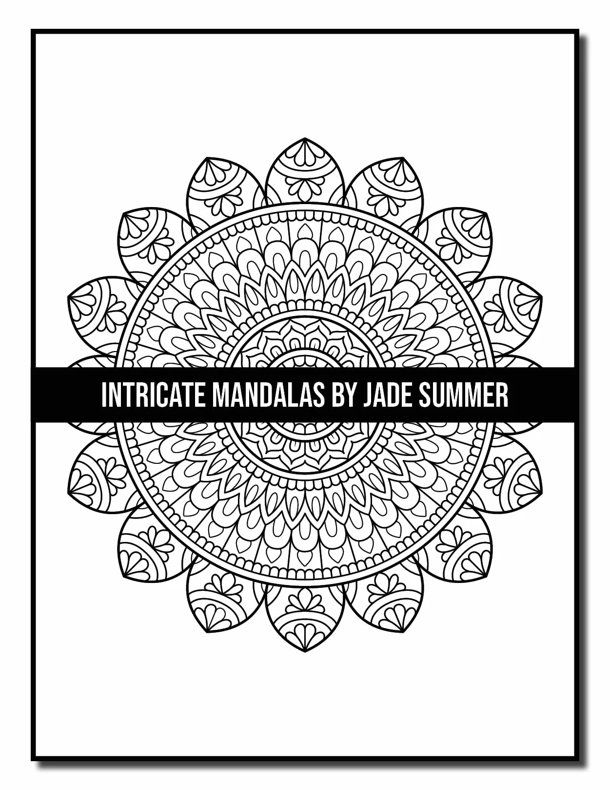 Intricate Mandalas: An Adult Coloring Book with 50 Detailed Mandalas for Relaxation and Stress Relief
