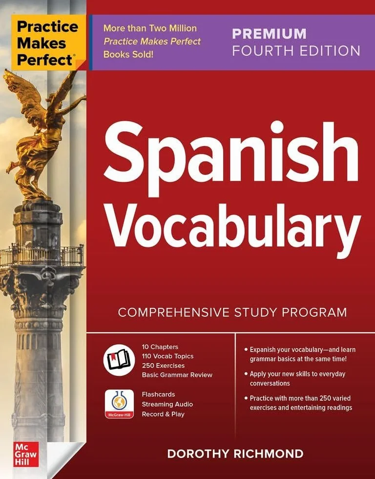 Practice Makes Perfect: Spanish Vocabulary, Premium Fourth Edition