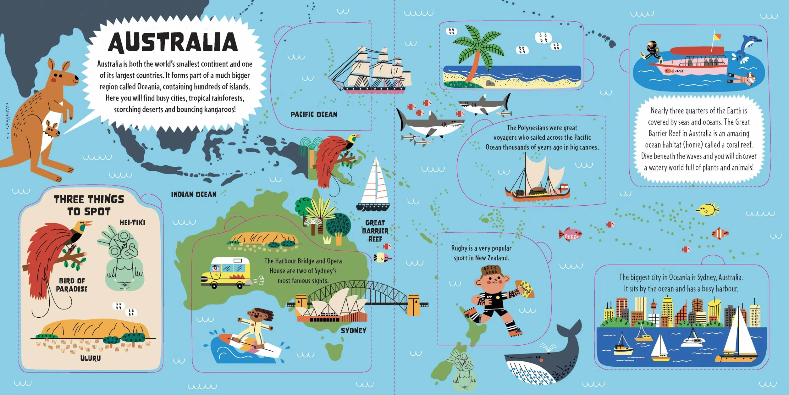 My First Lift-the-Flap World Atlas - anglais: Giant Pull Out Map | Wow Factor Facts & Surprises | Search & Find Games | Beautiful & Engaging Illustrations